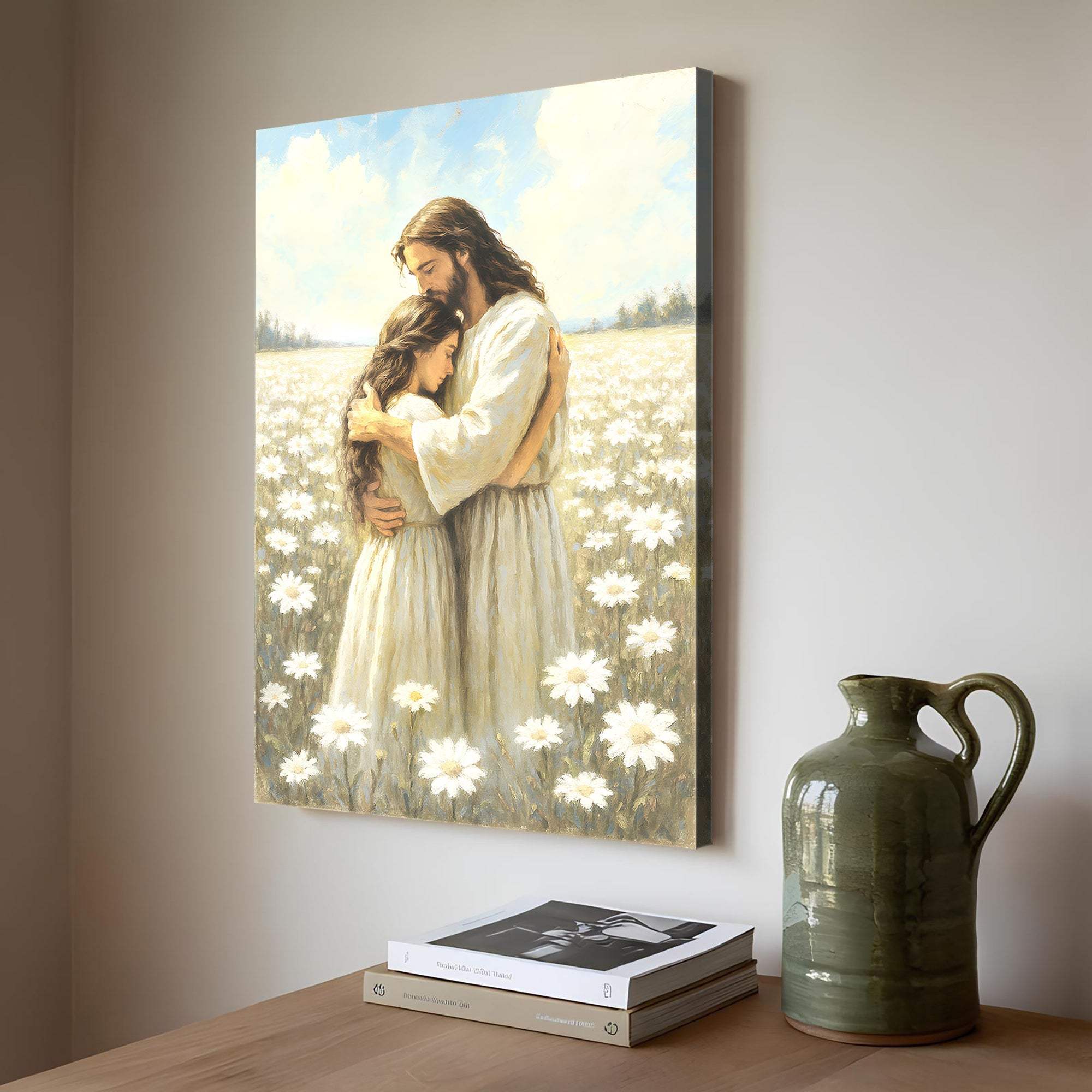 Divine Embrace of Grace Faith Wall Art - Image 4
