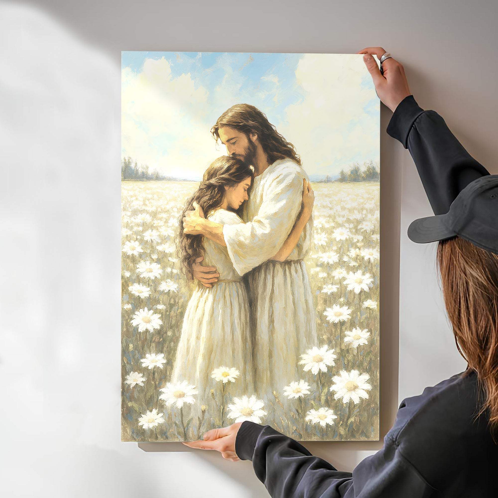 Divine Embrace of Grace Faith Wall Art - Image 5