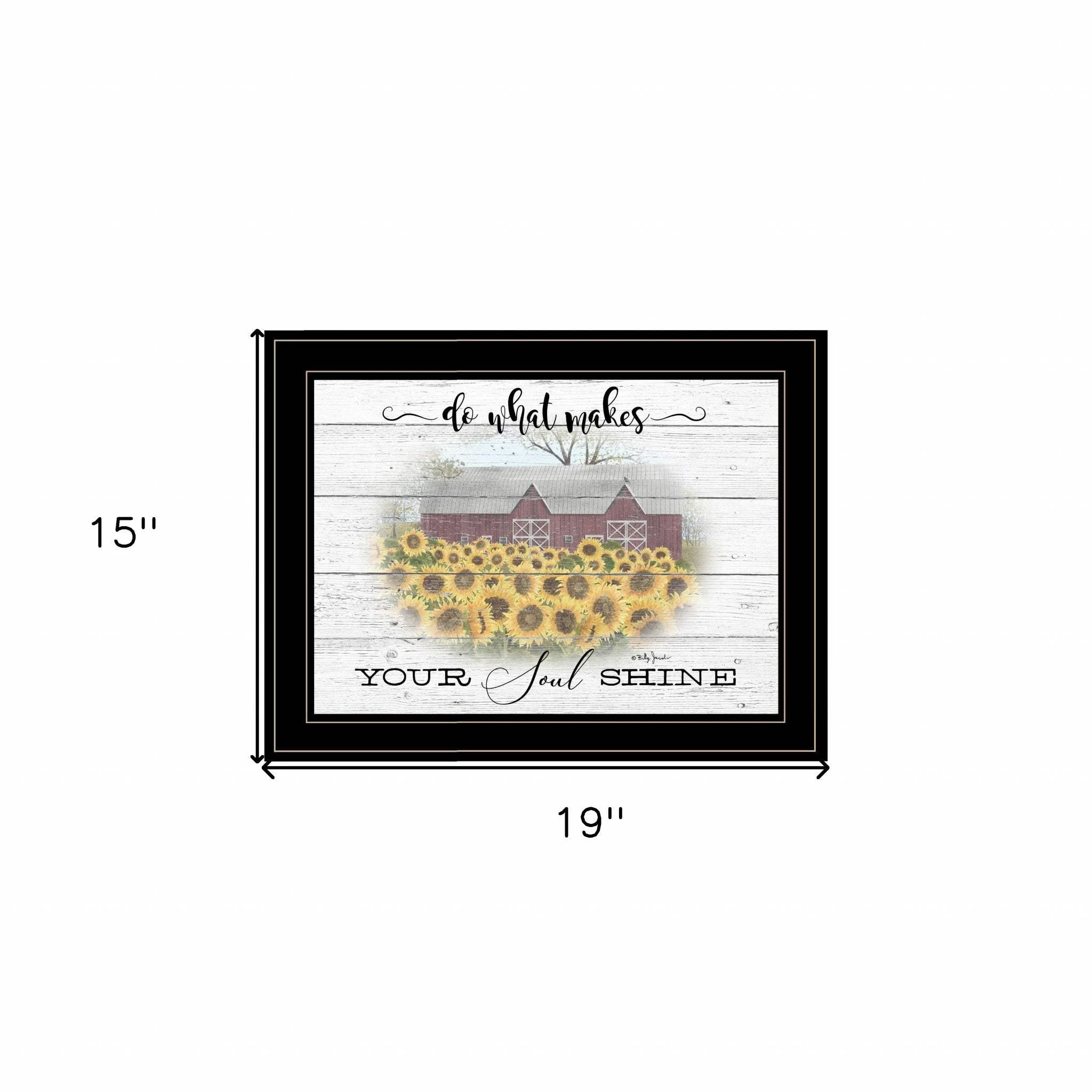 Do What Makes Your Soul Shine 2 Black Framed Print Wall Art - Image 5