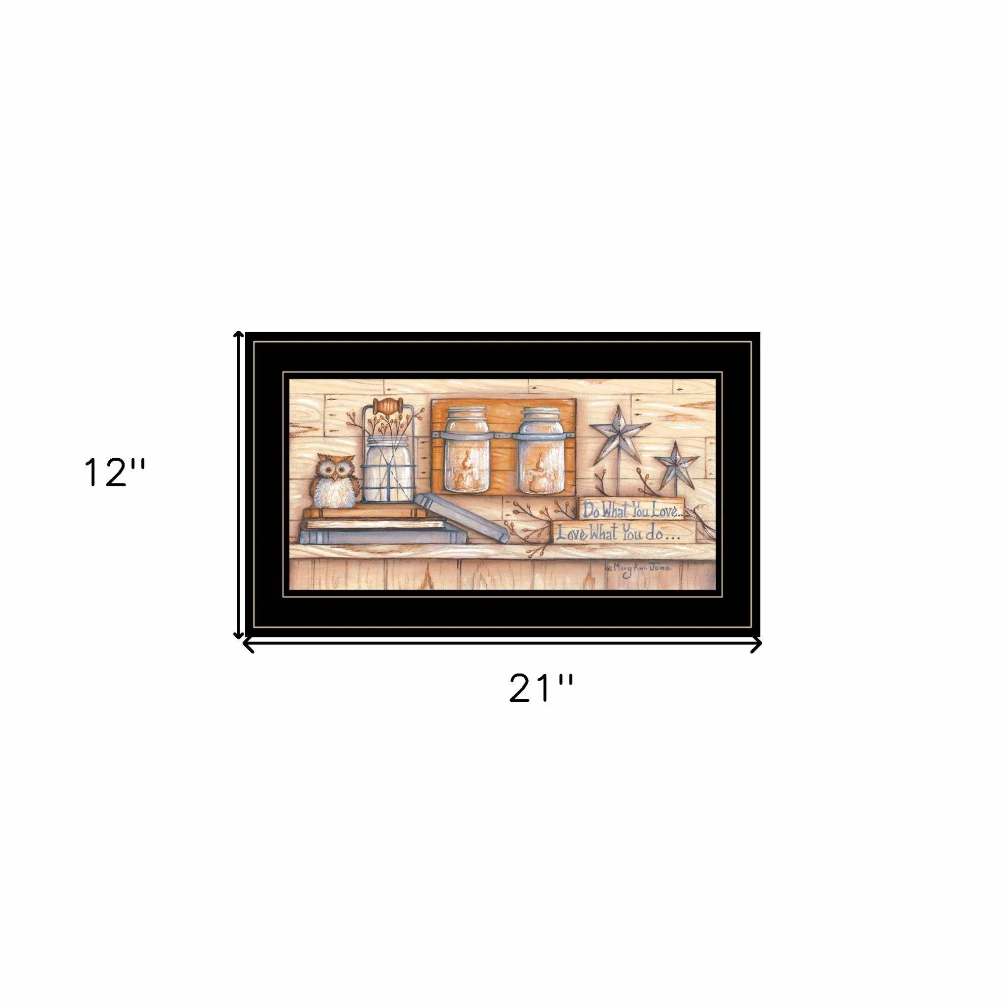 Do What You Love 2 Black Framed Print Wall Art - Image 5