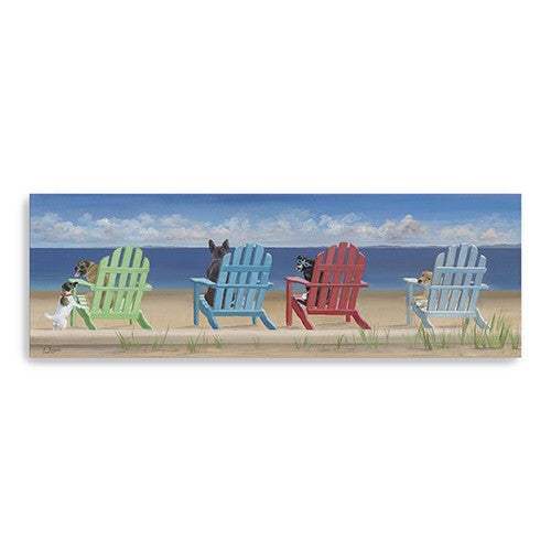 Dogs At The Beach Unframed Print Wall Art - Image 3