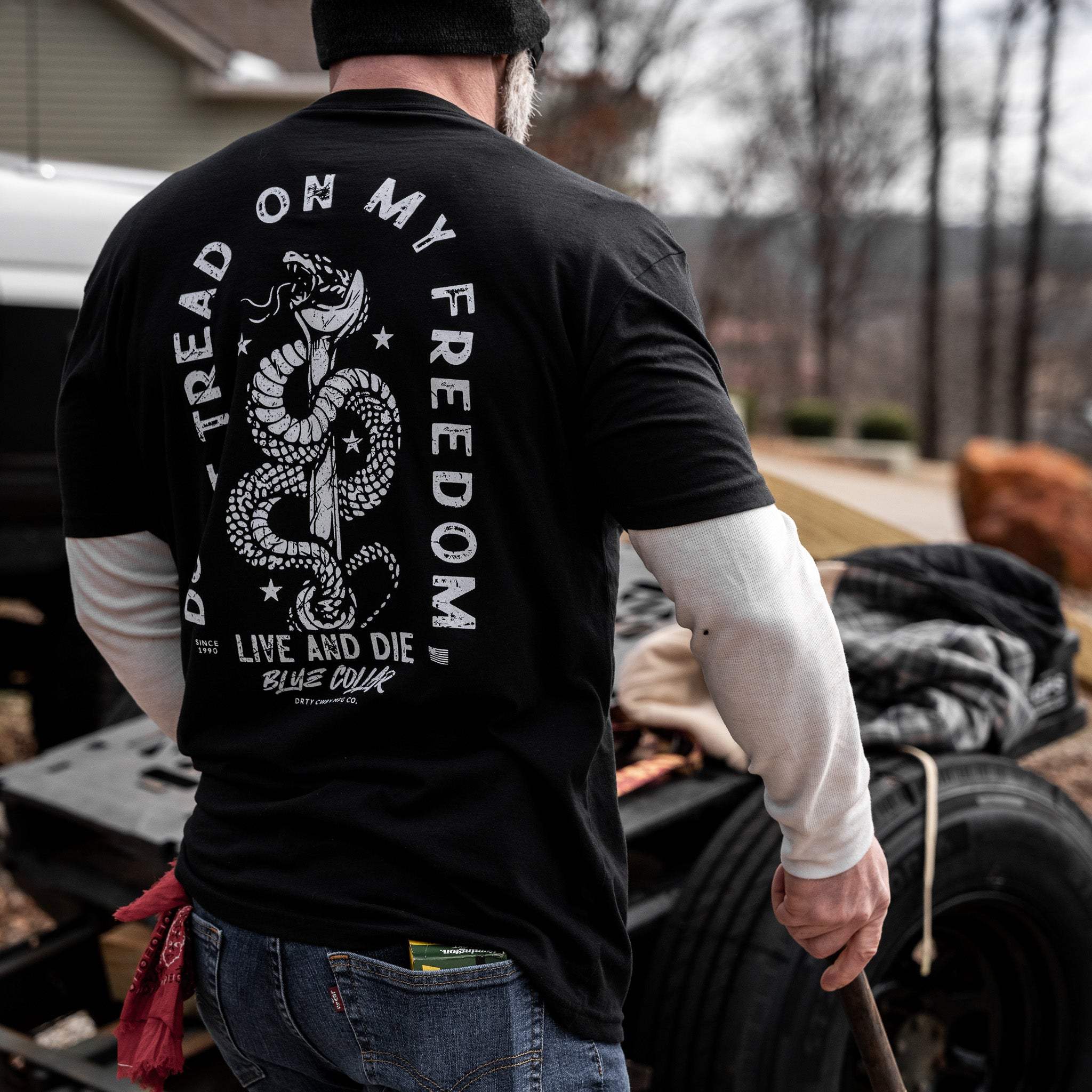 Don't Tread On My Freedom Men's T-Shirt - Image 11