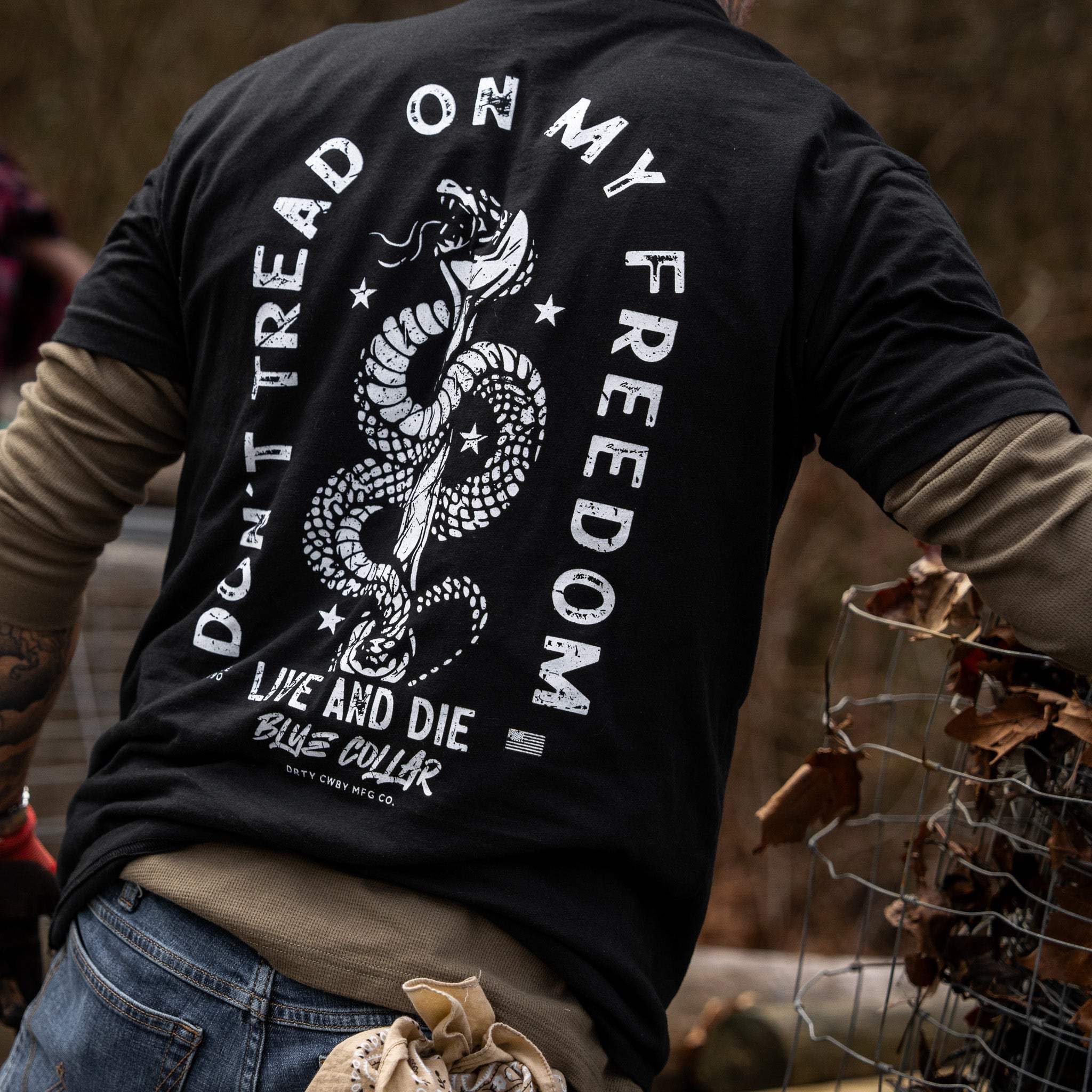 Don't Tread On My Freedom Men's T-Shirt - Image 12