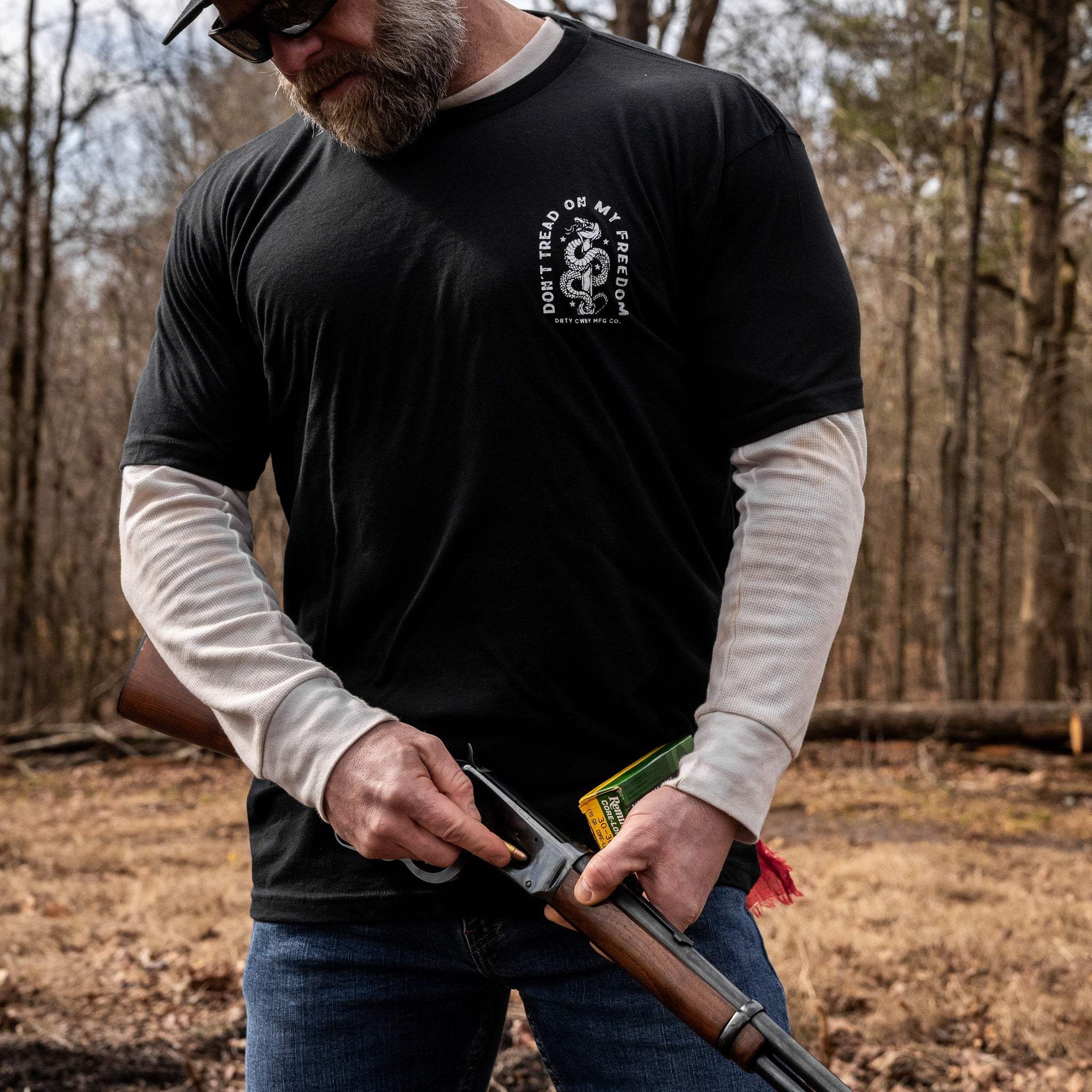 Don't Tread On My Freedom Men's T-Shirt - Image 9