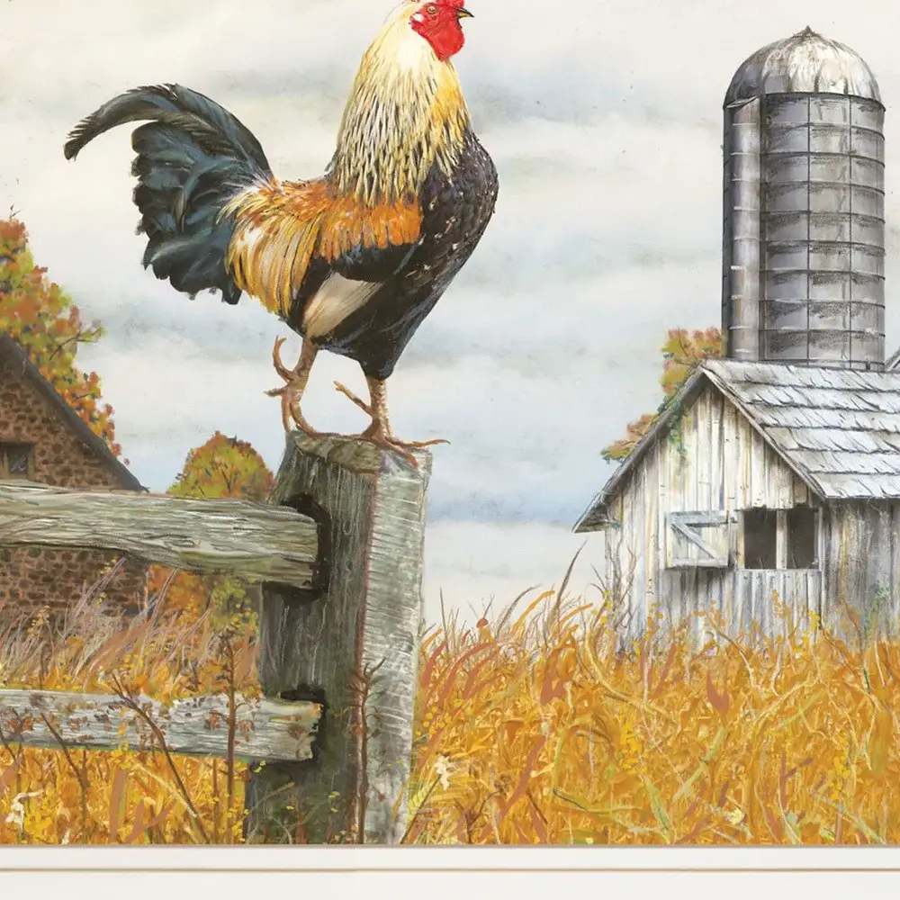 Down on the Farm II White Framed Print Wall Art - Image 4