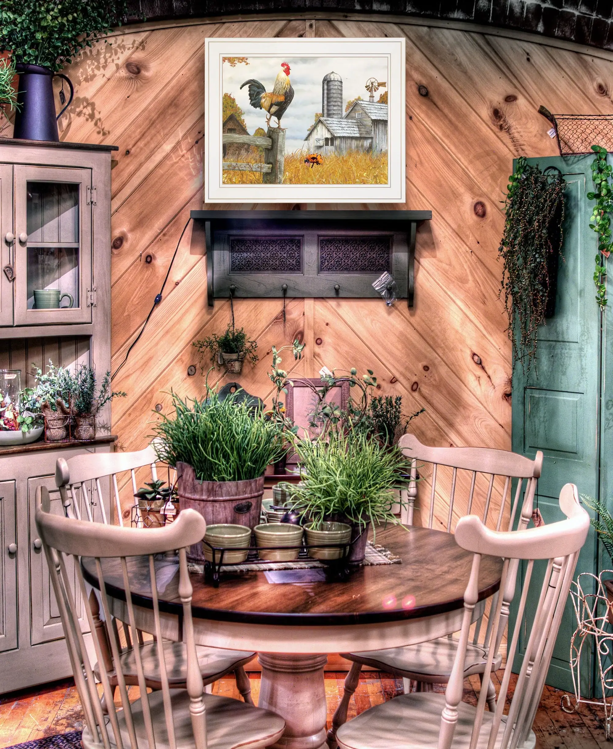 Down on the Farm II White Framed Print Wall Art - Image 5