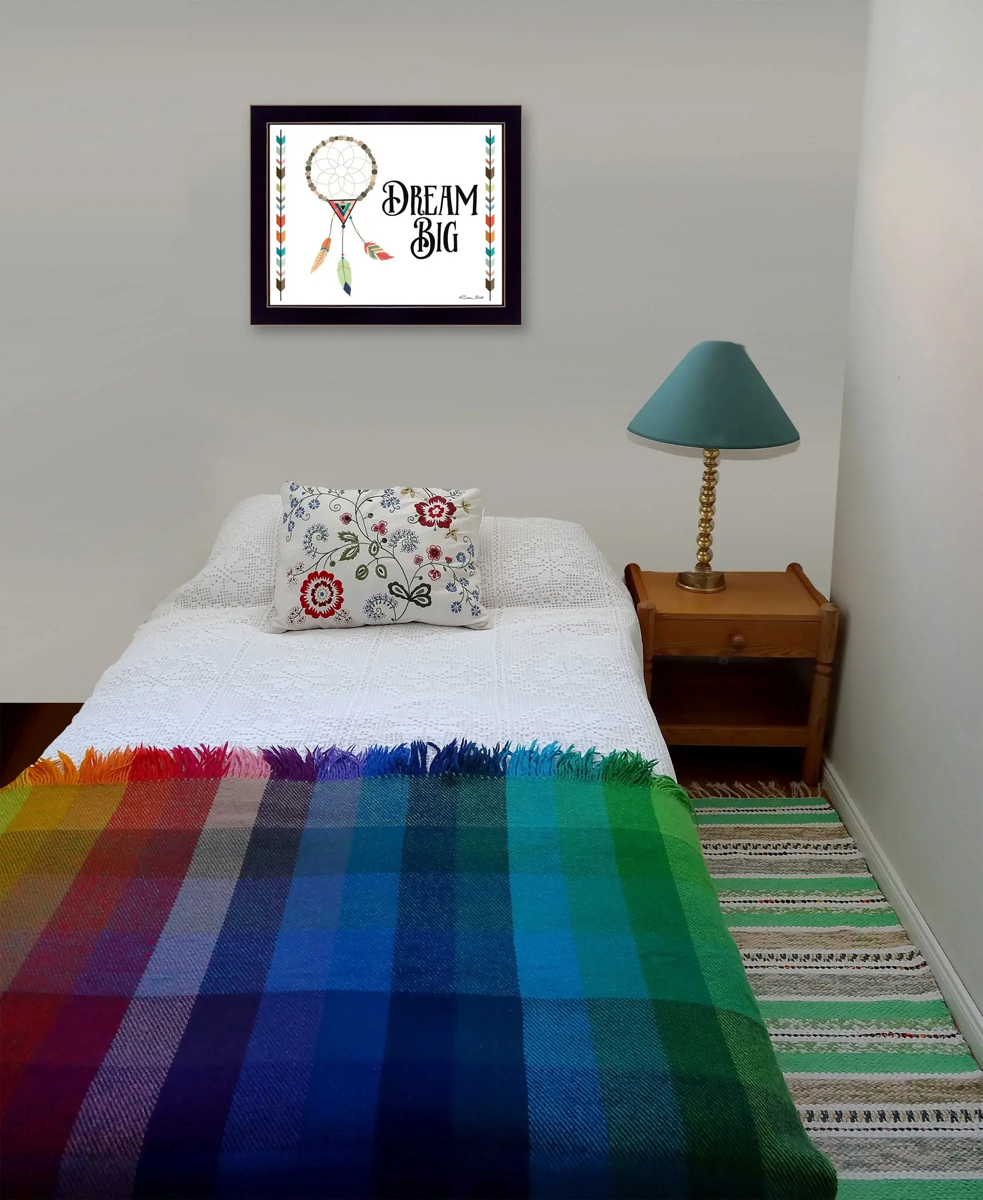 Dream Big 1 Black Framed Print Wall Art - Image 4