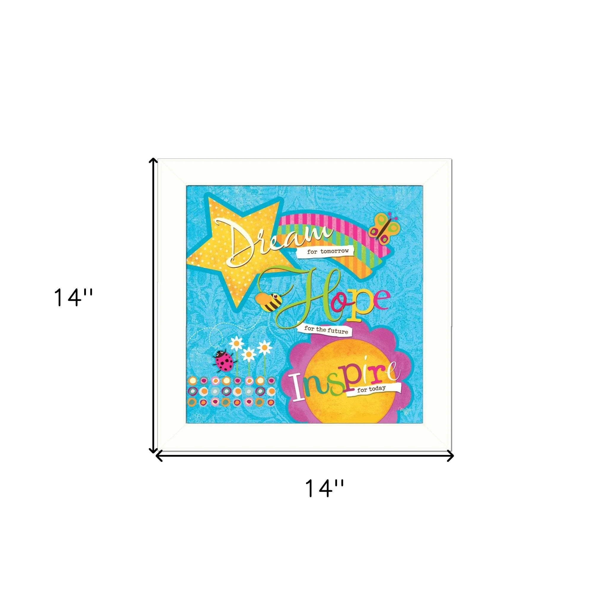 Dream For Tomorrow White Framed Print Wall Art - Image 6