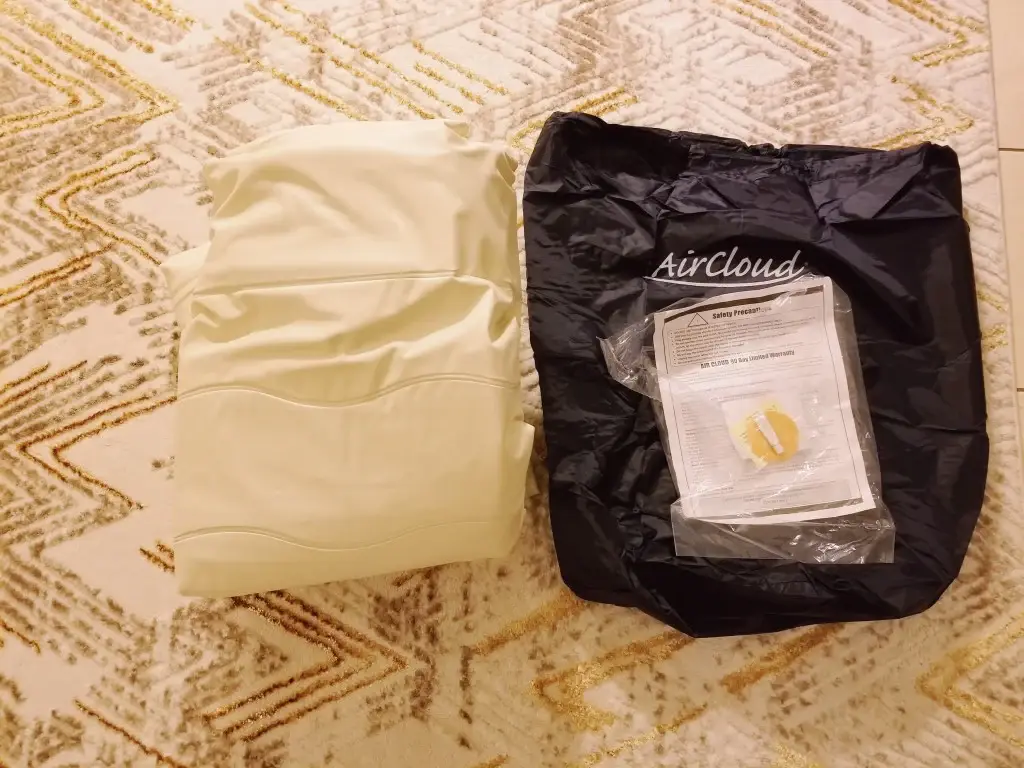 Dreamy Golden Inflatable Queen Size Bed Mattress - Image 7