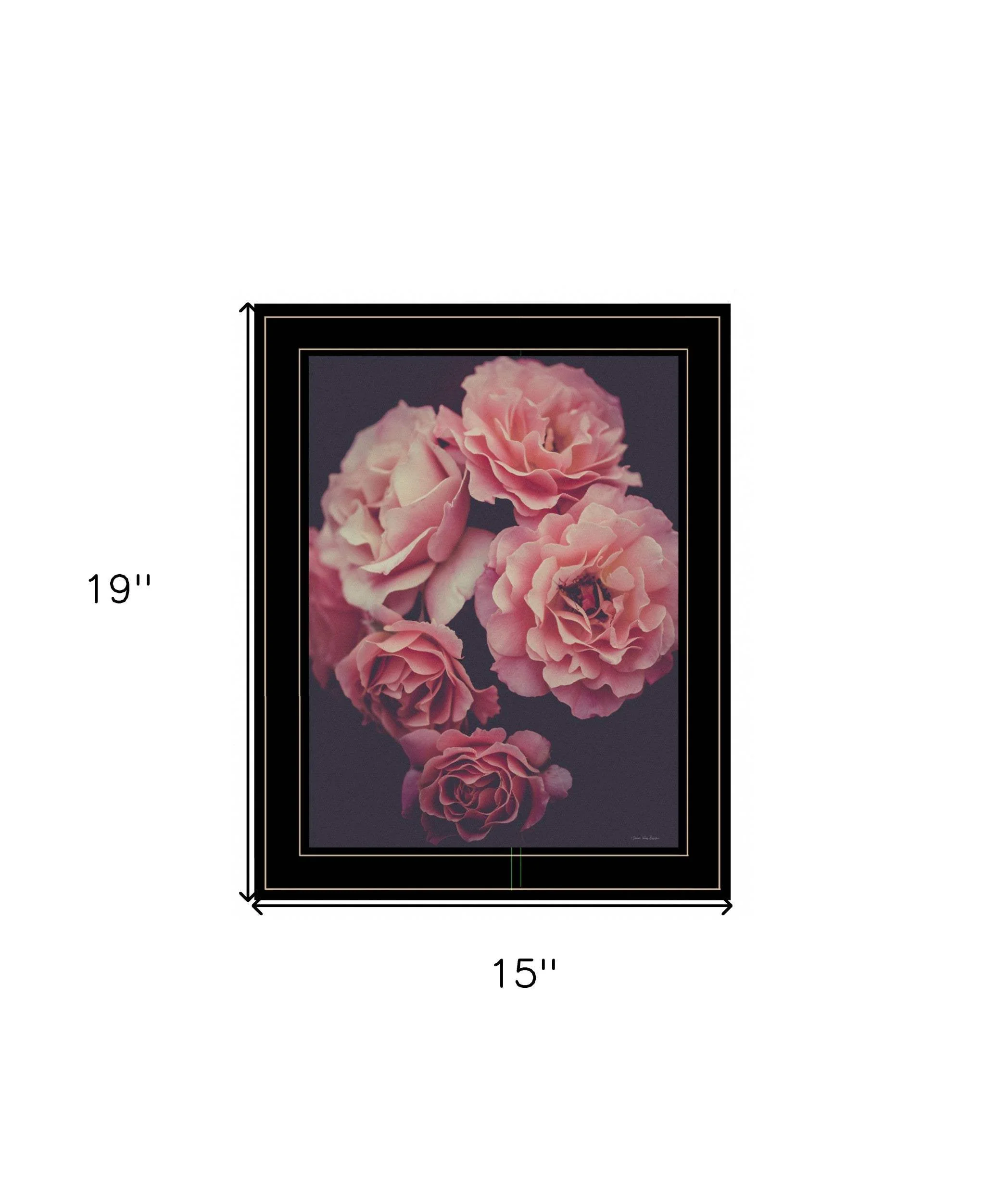 Dreamy Rose 2 Black Framed Print Wall Art - Image 6