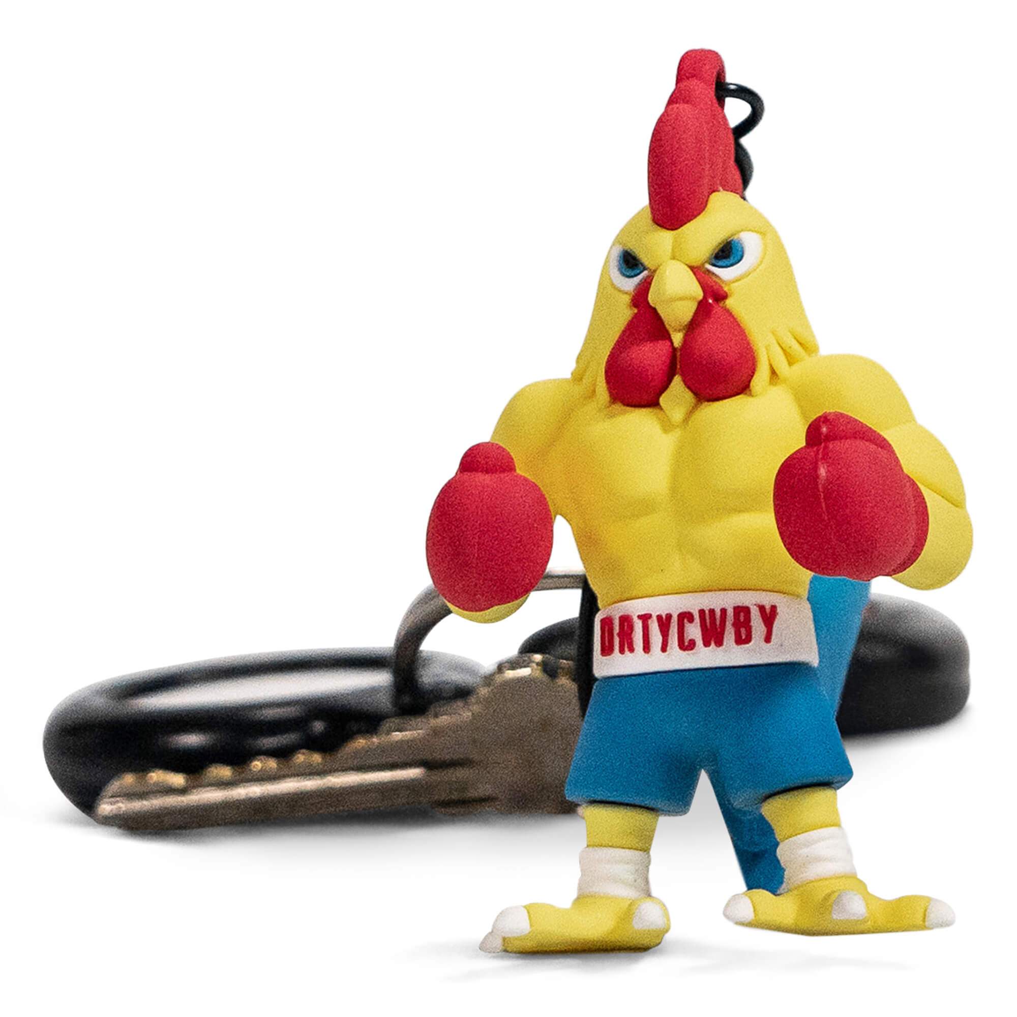 Drtycwby Boxing Chicken PVC Keychain - Image 13