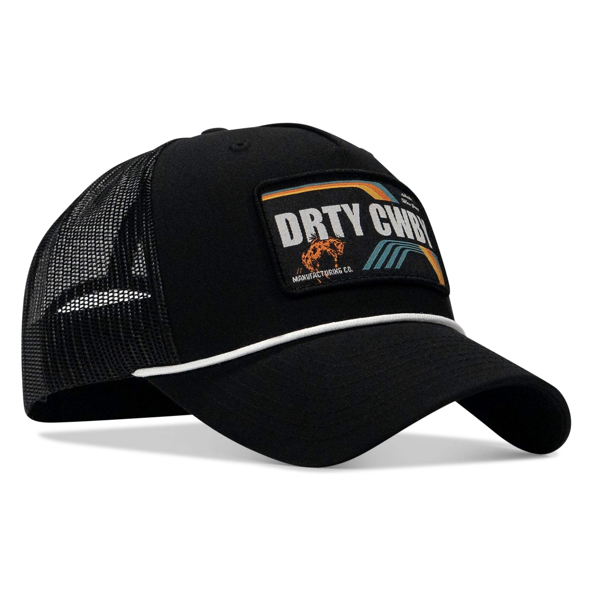 DRTYCWBY Vintage Bronco Patch Rope Snapback Hat - Image 2