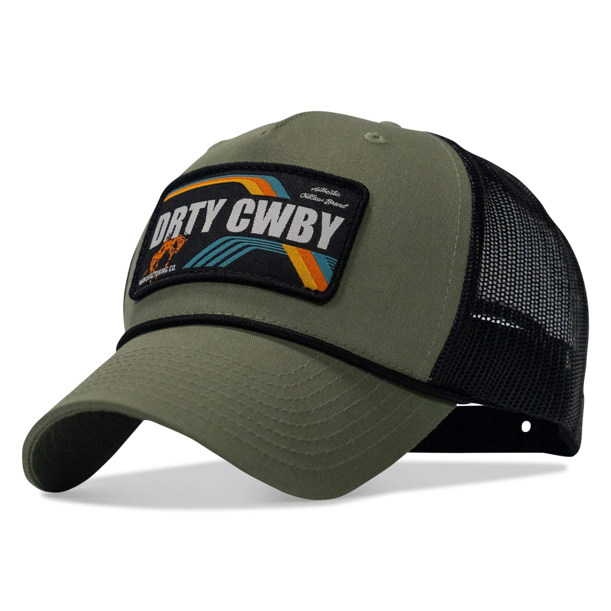 DRTYCWBY Vintage Bronco Patch Rope Snapback Hat - Image 8