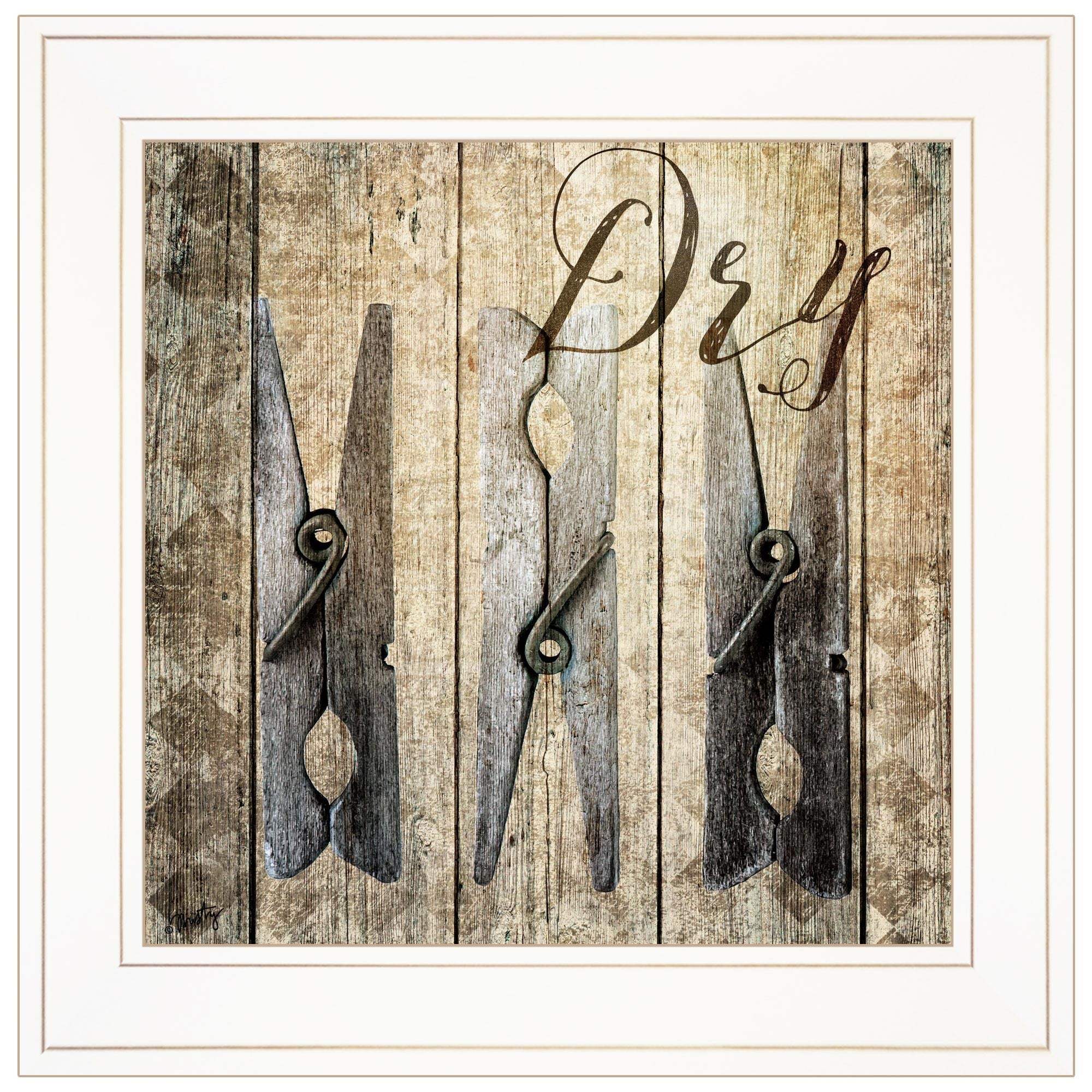Dry 1 White Framed Print Wall Art - Image 2