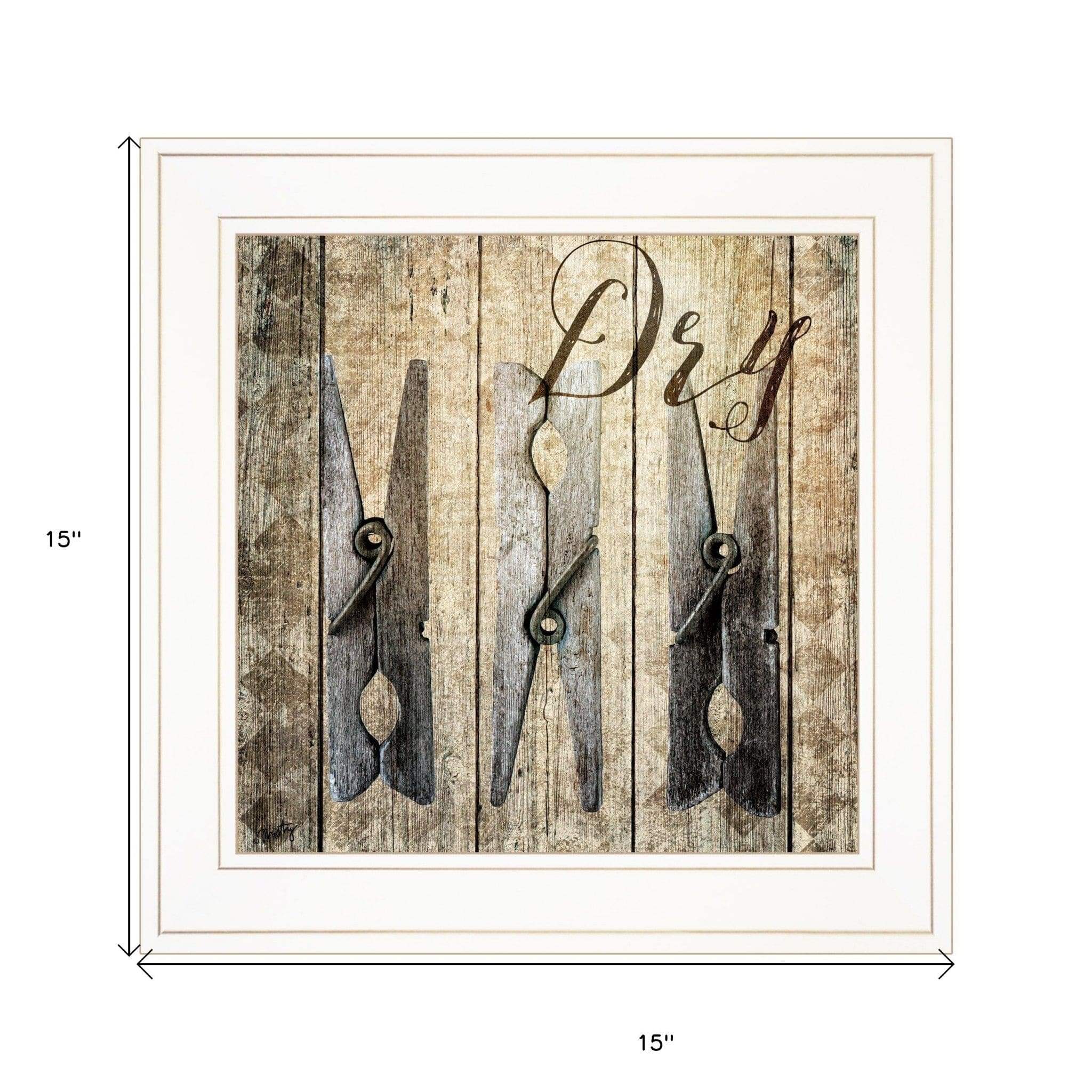 Dry 1 White Framed Print Wall Art - Image 5