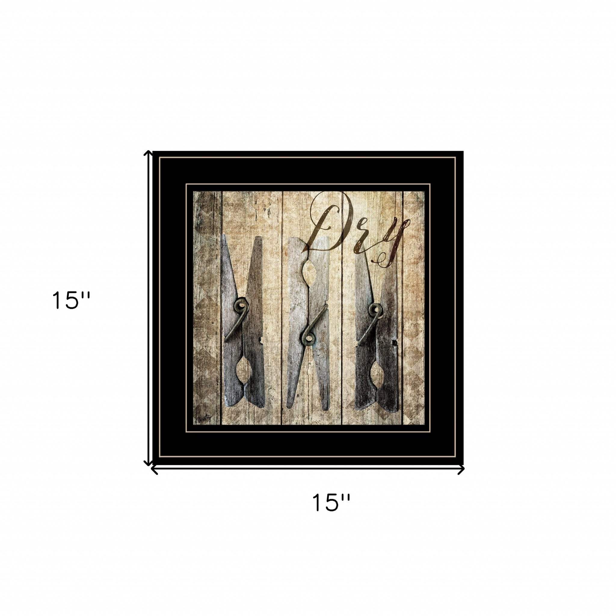 Dry 2 Black Framed Print Wall Art - Image 5