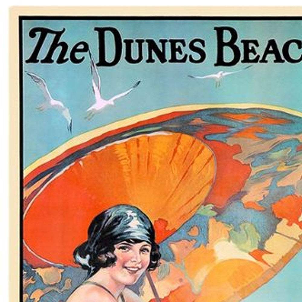 Dunes Beaches Vintage Travel Unframed Print Wall Art - Image 4