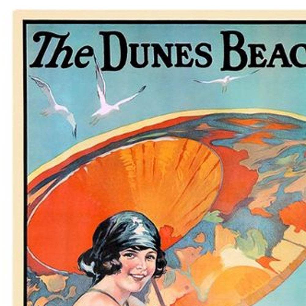 Dunes Beaches Vintage Travel Unframed Print Wall Art - Image 4