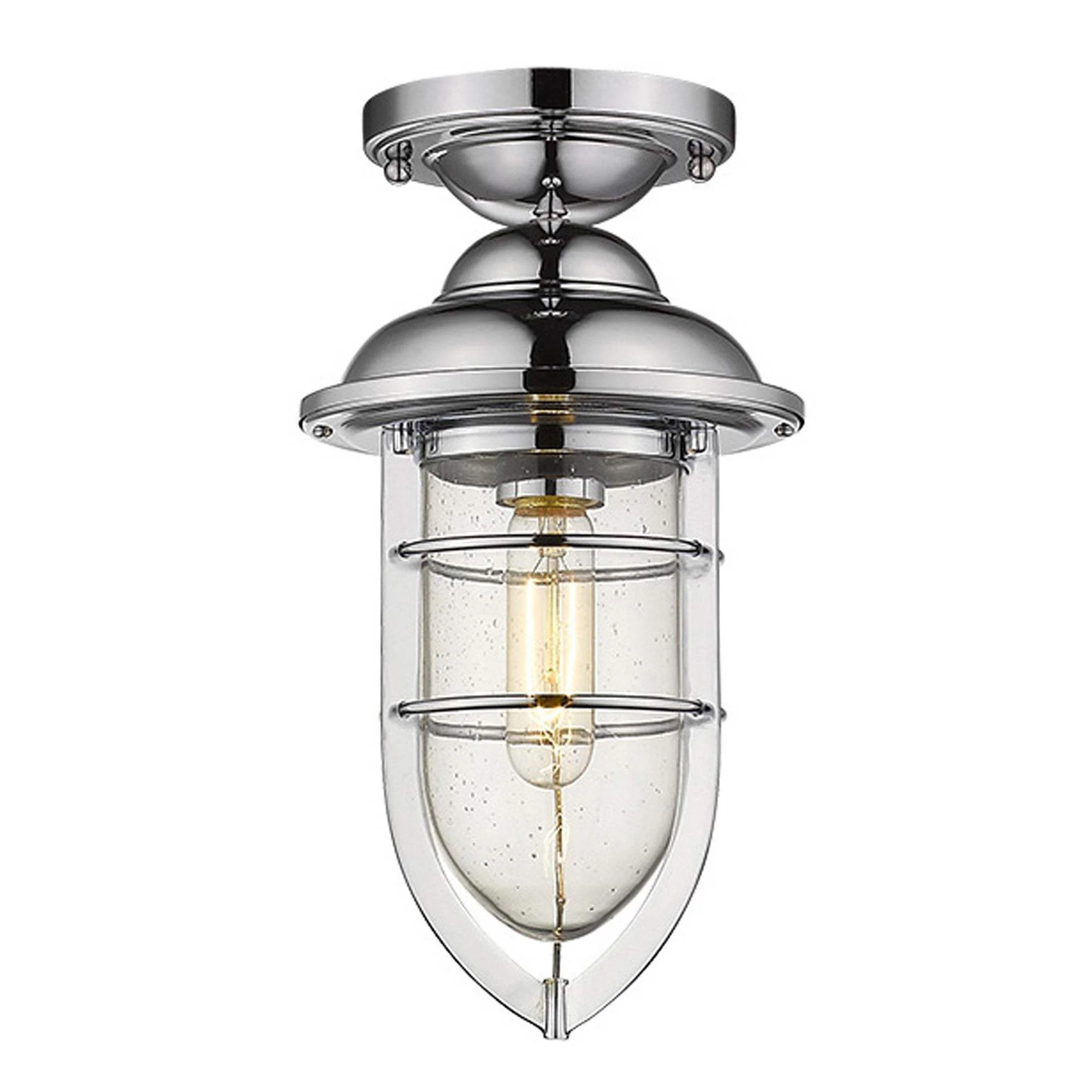 Dylan 3-Light Chrome Hanging Lantern - Image 8