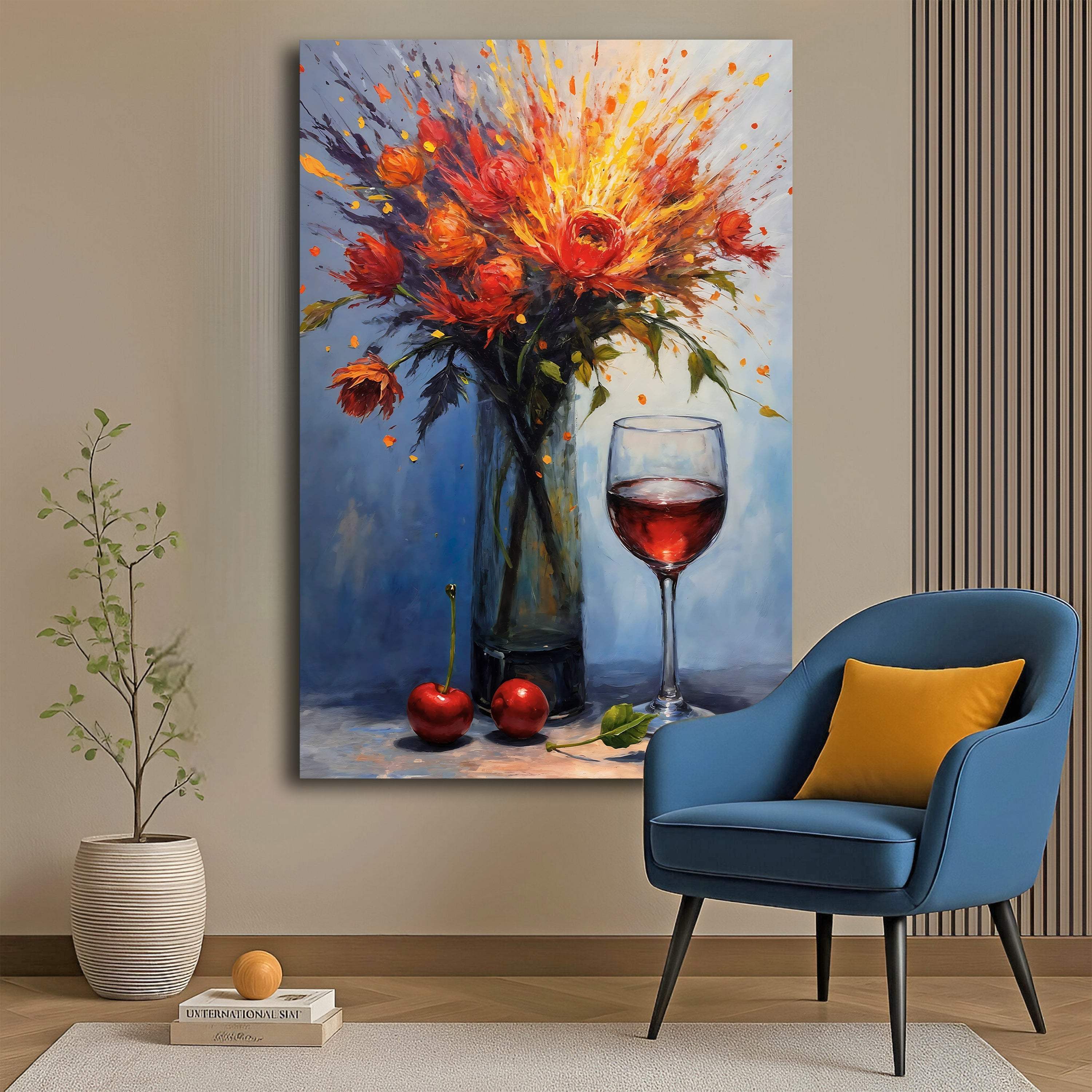 Dynamic Still Life Abstract Wall Art - Image 5