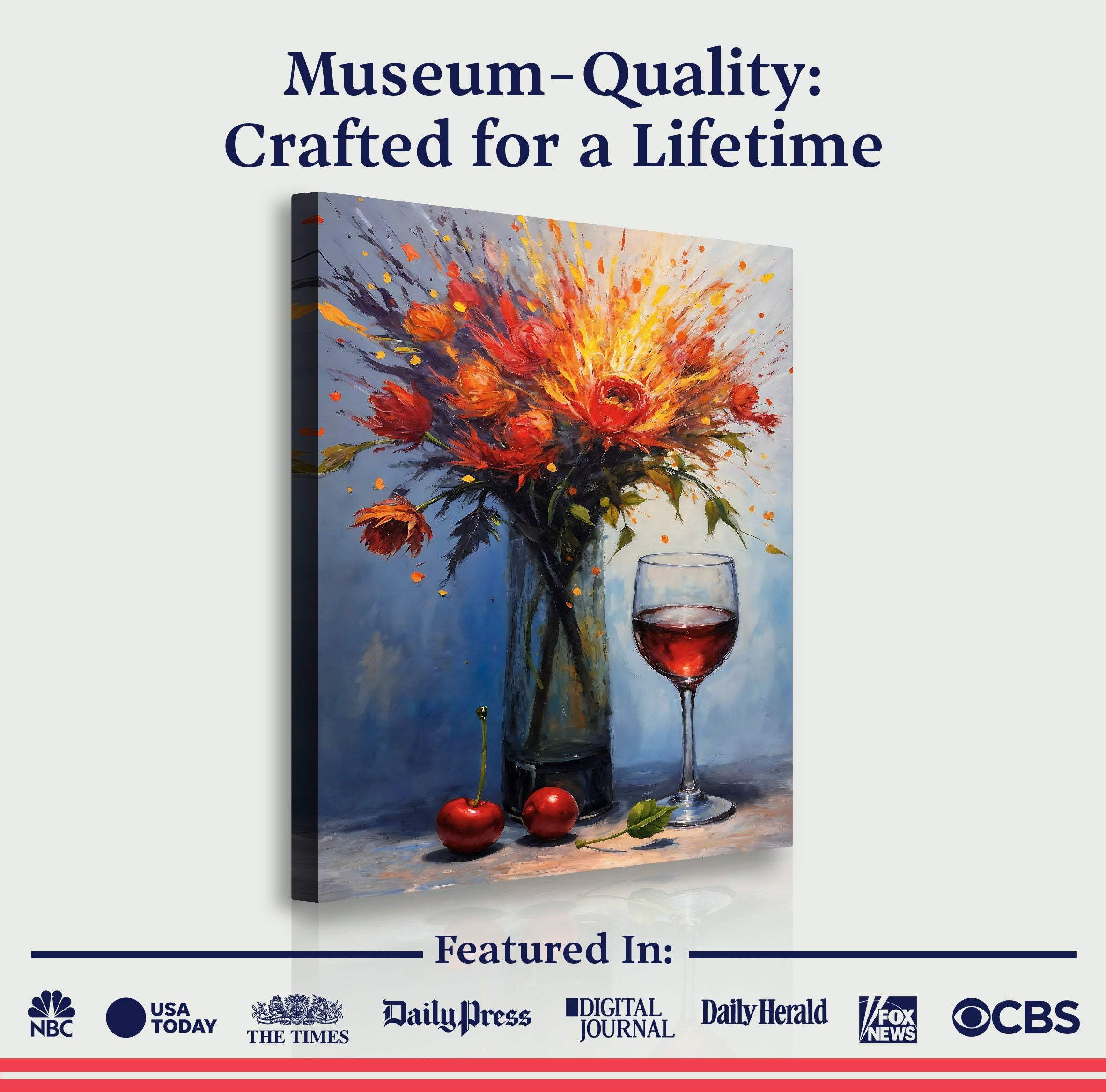 Dynamic Still Life Abstract Wall Art - Image 6
