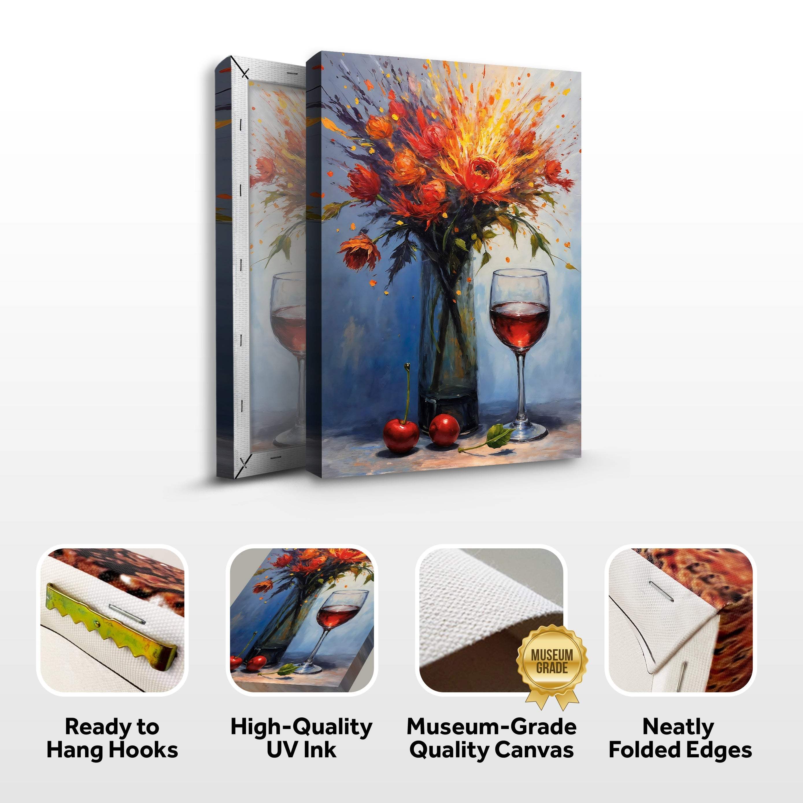 Dynamic Still Life Abstract Wall Art - Image 8