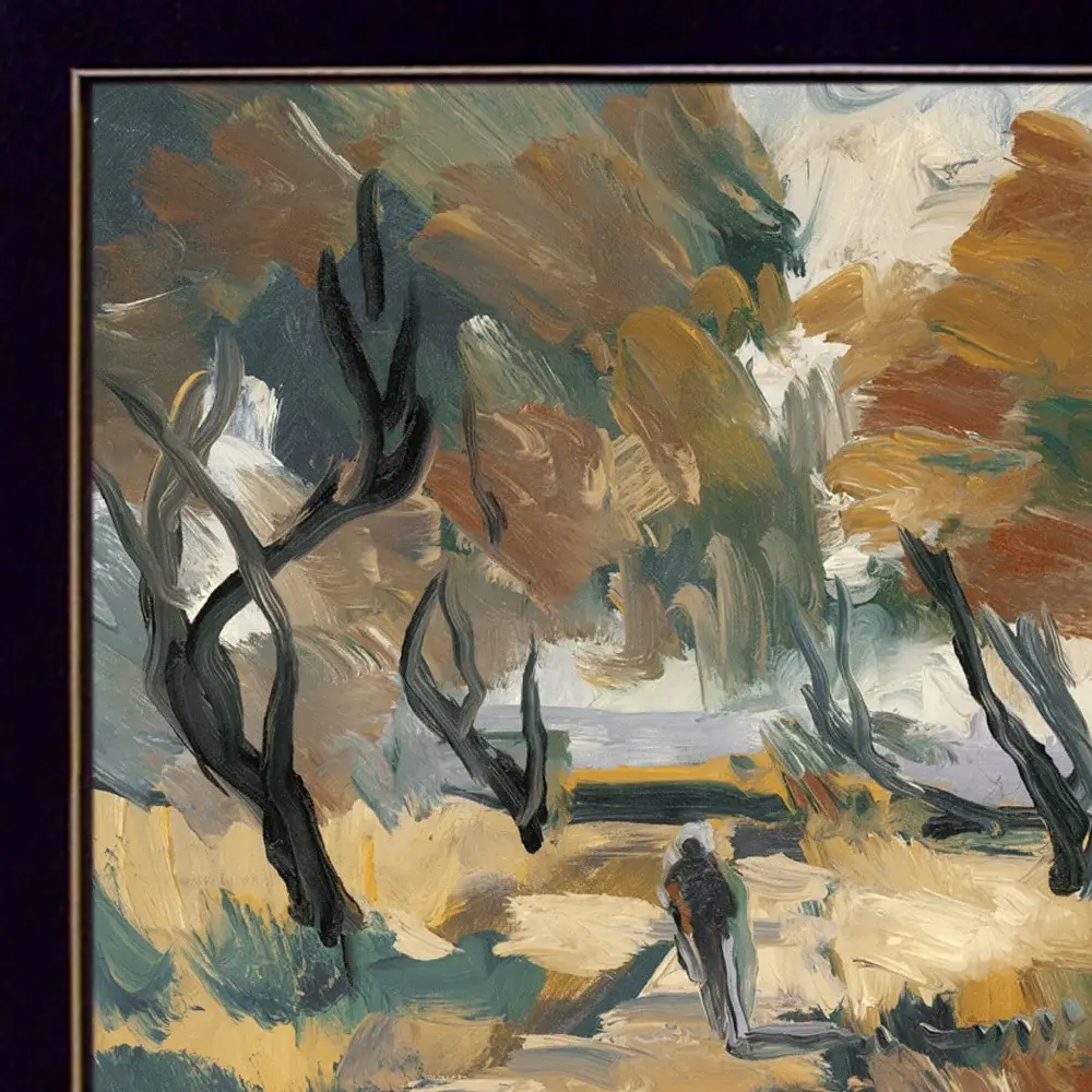 Early Walk 1 Black Framed Print Wall Art - Image 4