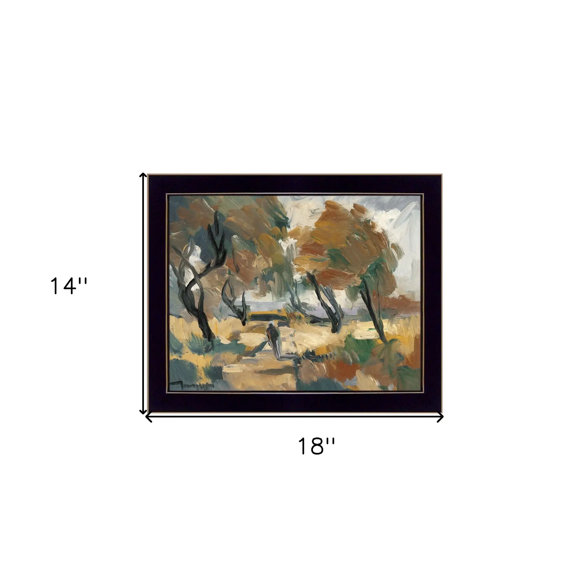 Early Walk 1 Black Framed Print Wall Art - Image 6