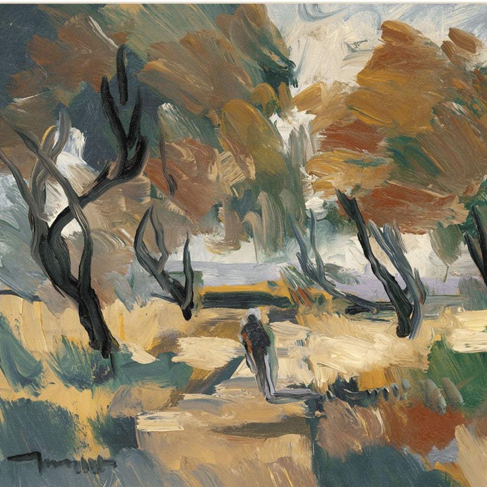 Early Walk 2 White Framed Print Wall Art - Image 4