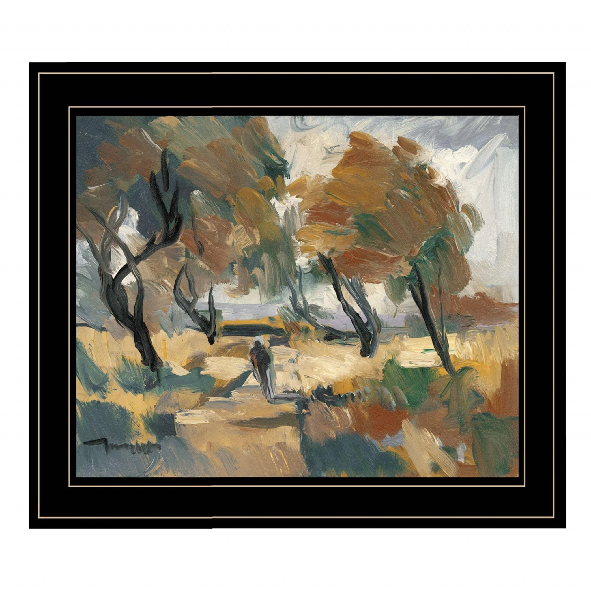 Early Walk 3 Black Framed Print Wall Art - Image 2