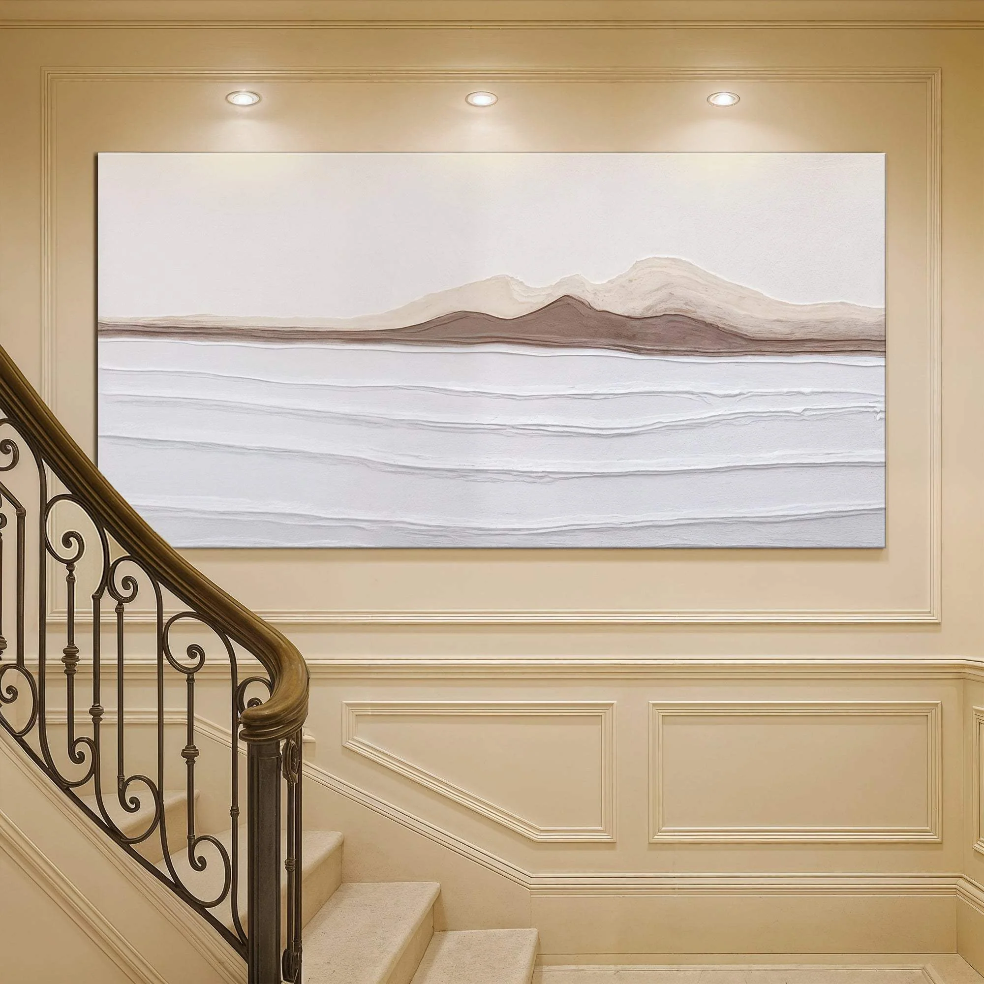Earth Tone Abstract Wall Art - Image 2