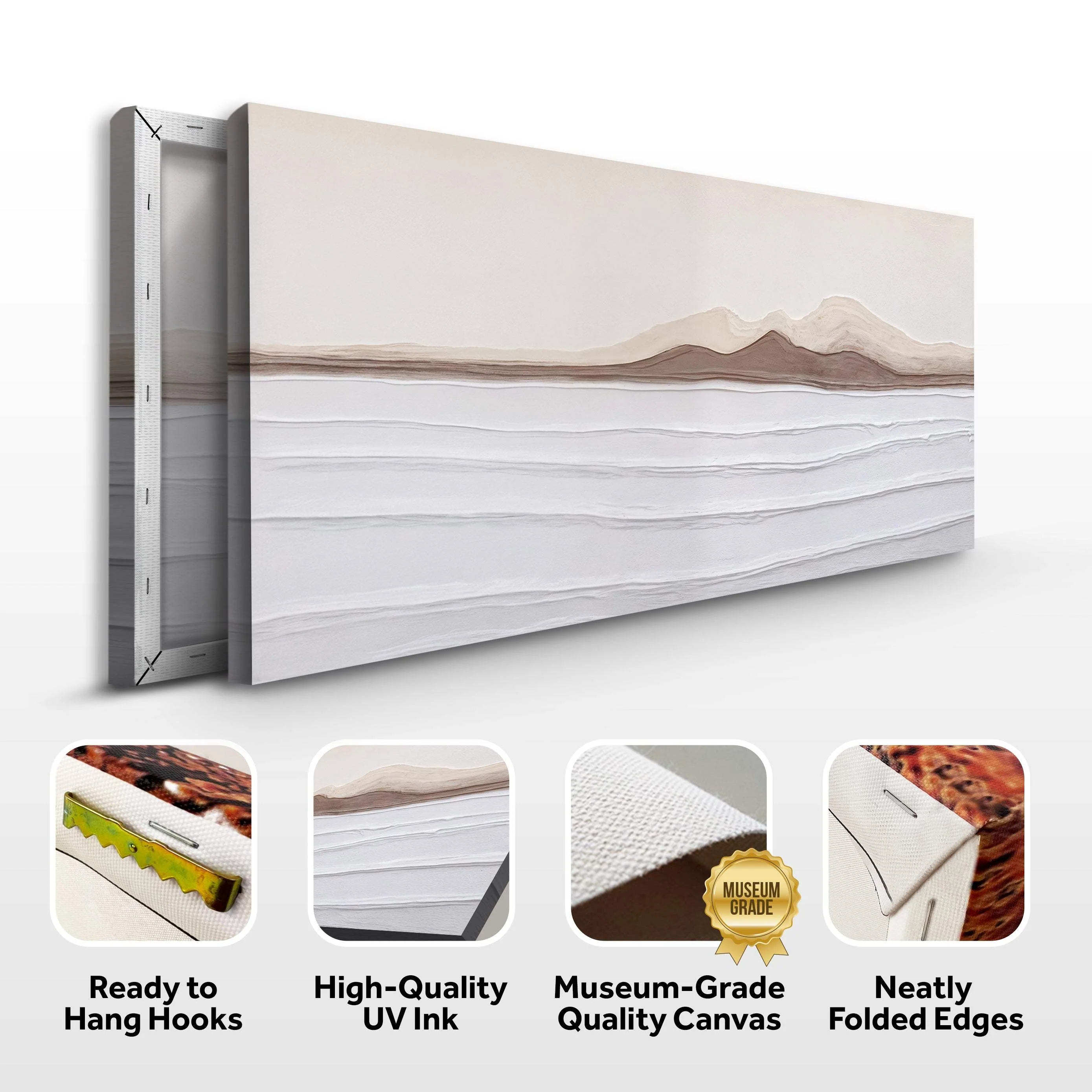 Earth Tone Abstract Wall Art - Image 8