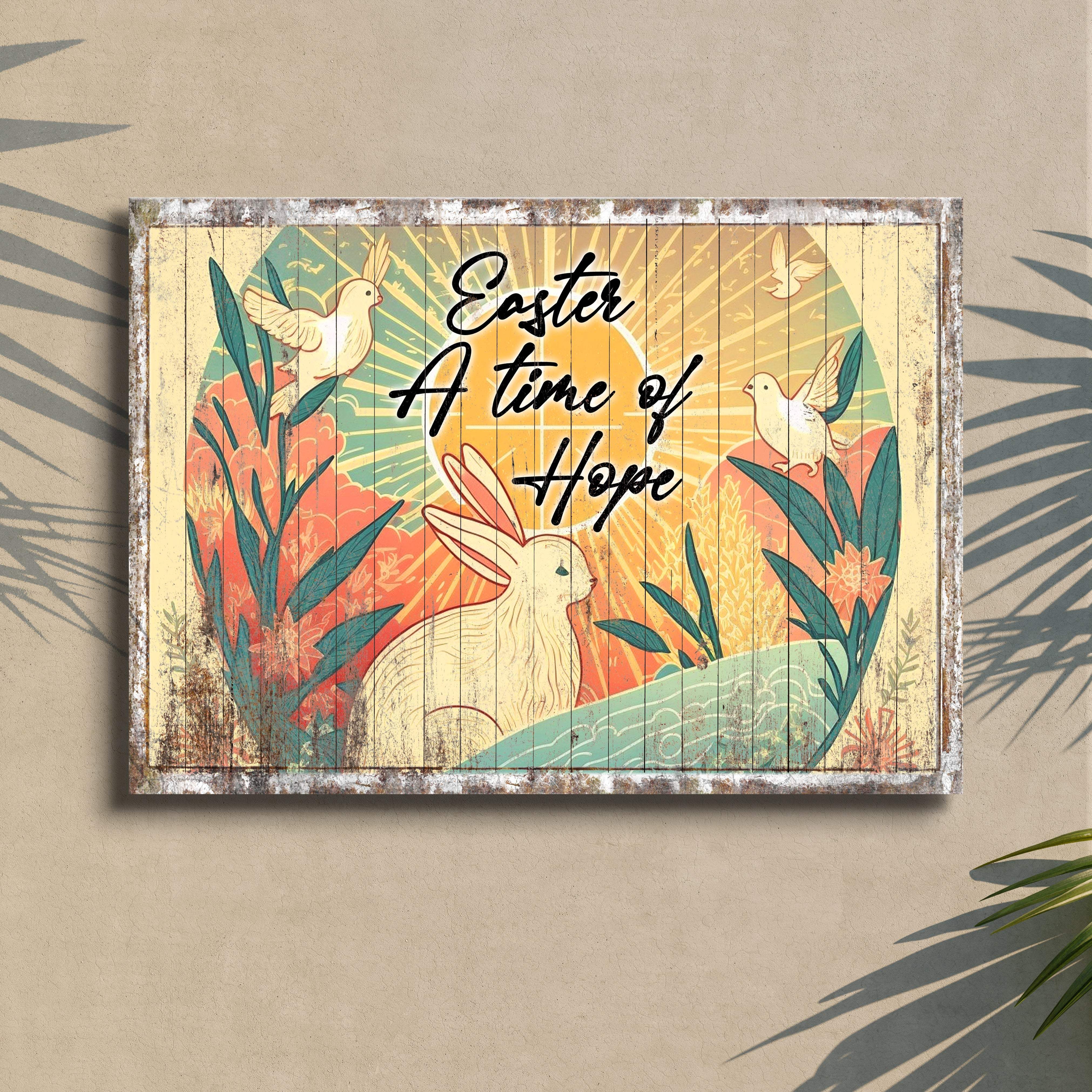 Easter A Time Of Hope Sign - Image 2