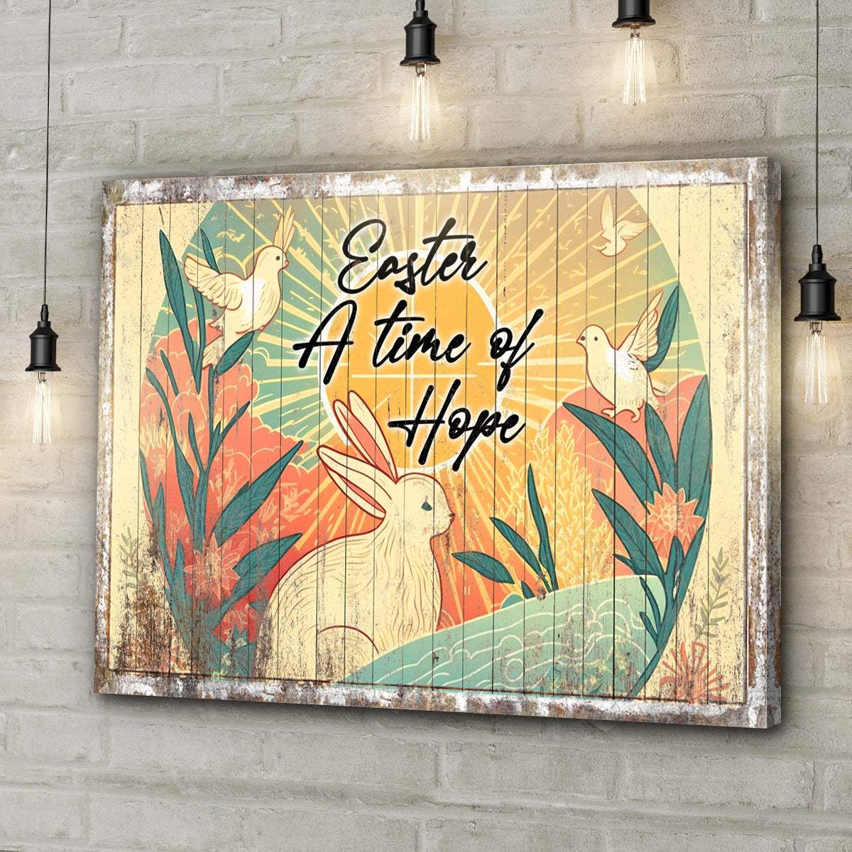 Easter A Time Of Hope Sign - Image 3