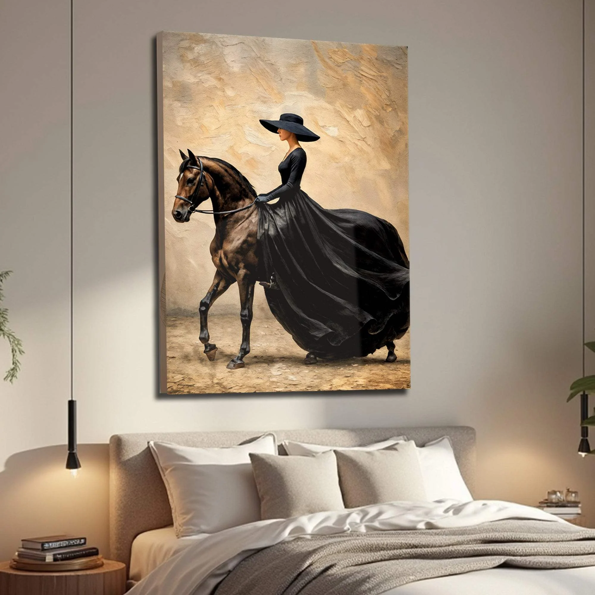 Elegant Equestrian Wall Art - Image 2
