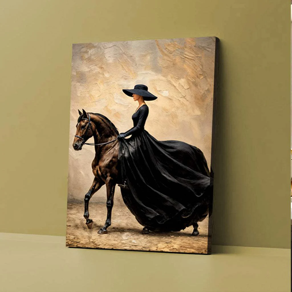 Elegant Equestrian Wall Art - Image 5