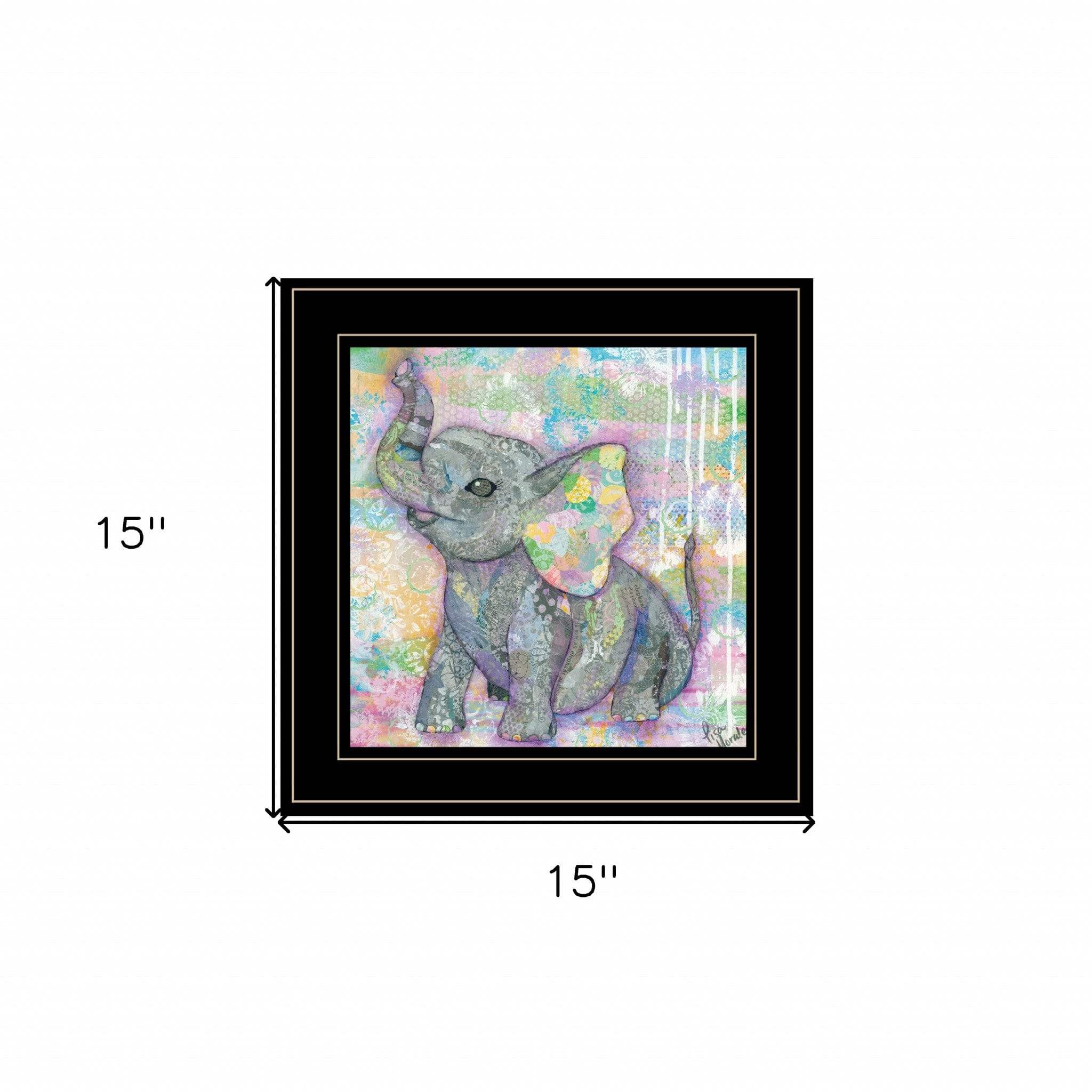 Elephant II 3 Black Framed Print Wall Art - Image 5