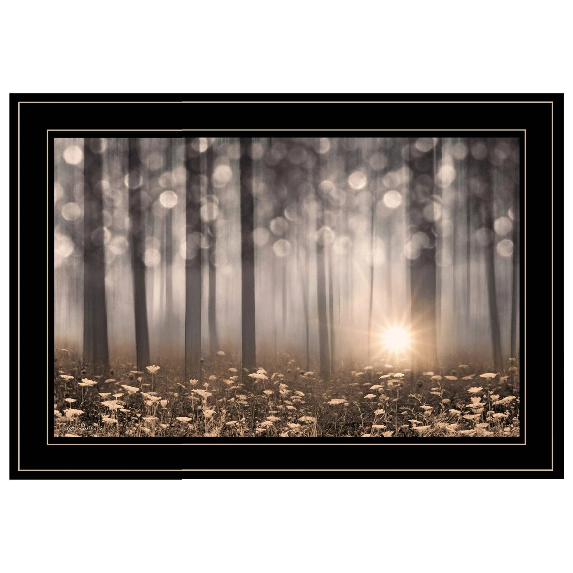 Enchanted Morning 2 Black Framed Print Wall Art - Image 2