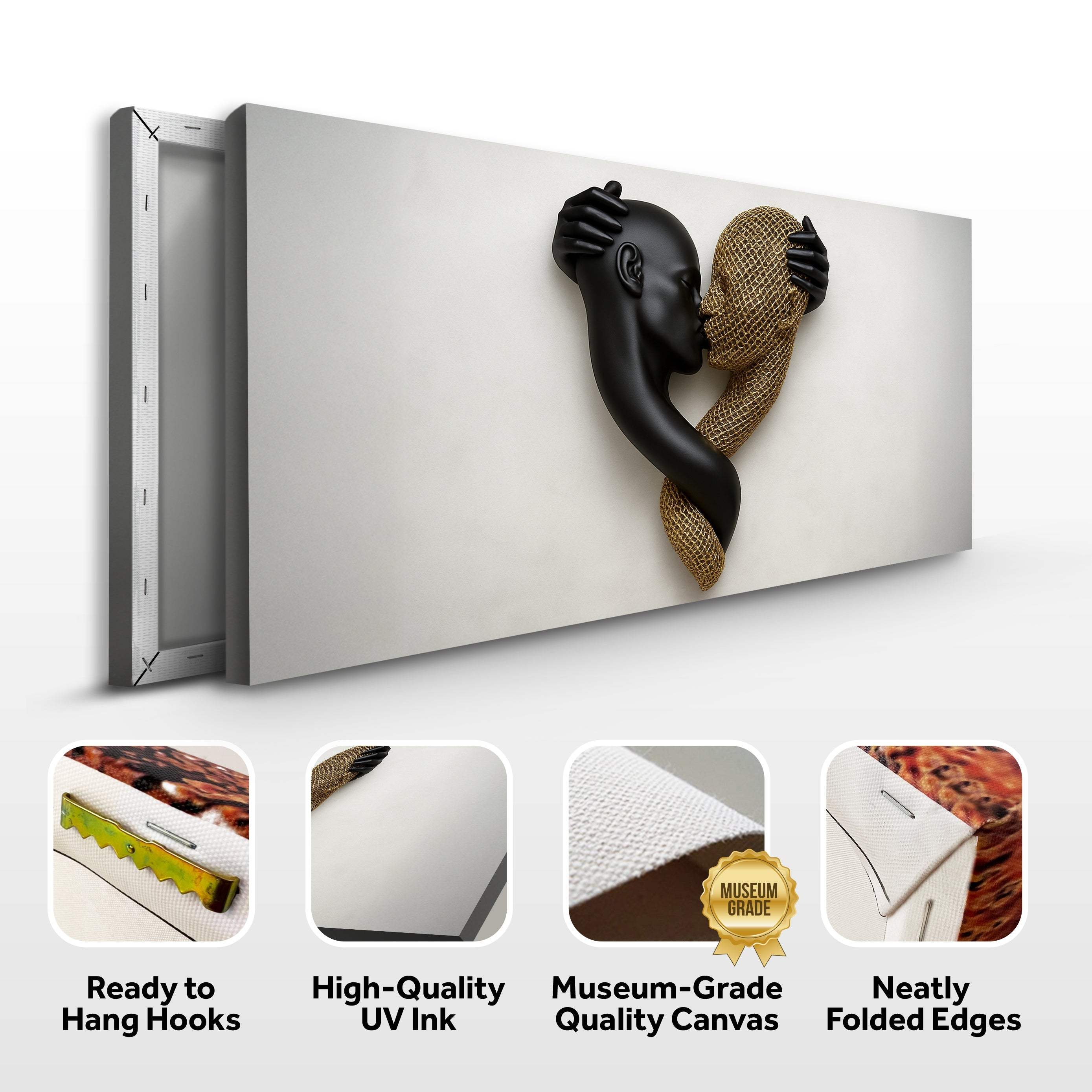 Eternal Love Figure Abstract Wall Art IV - Image 8