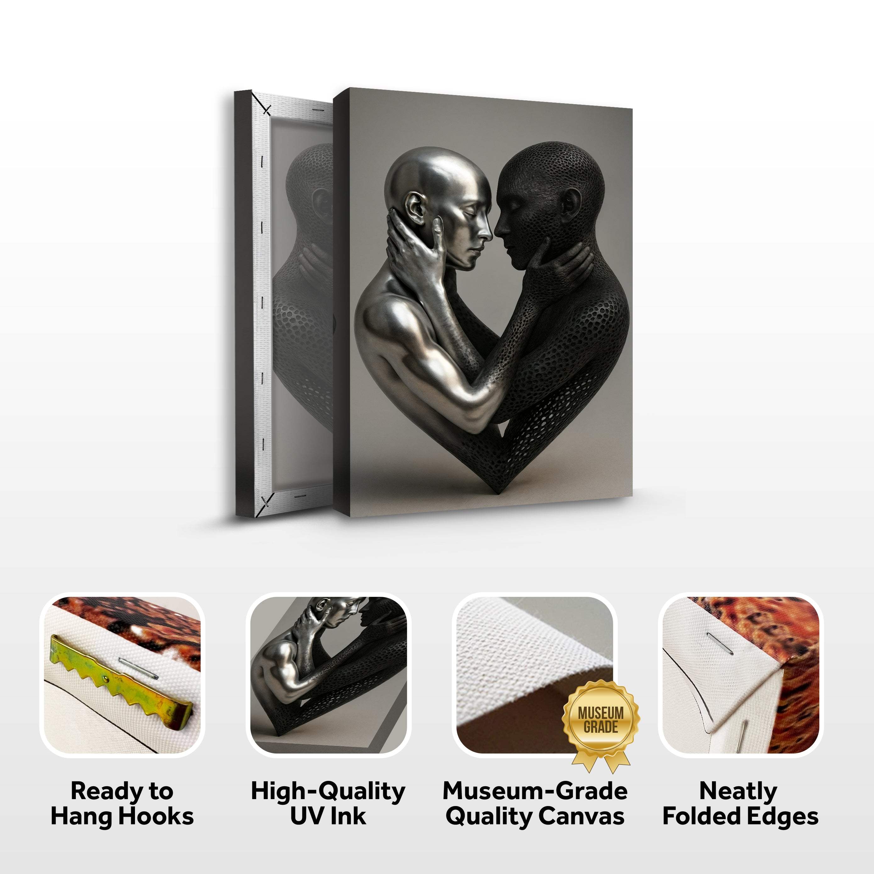 Eternal Love Figure Abstract Wall Art VIII - Image 8