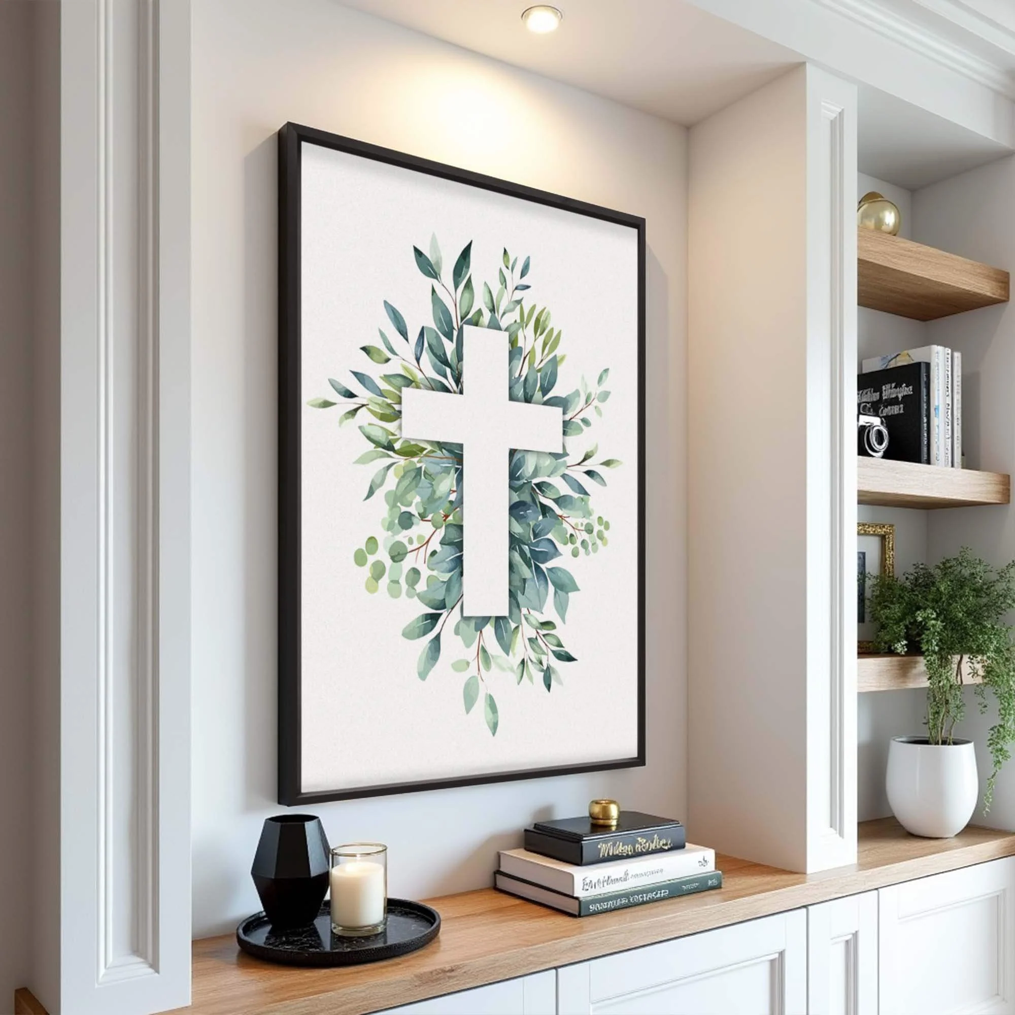 Evergreen Cross Faith Wall Art - Image 5