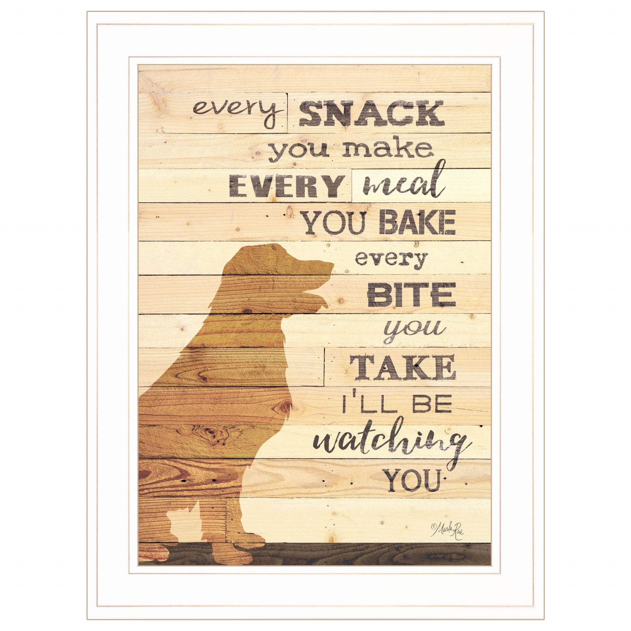 Every Snack You Make 1 White Framed Print Wall Art - Image 2