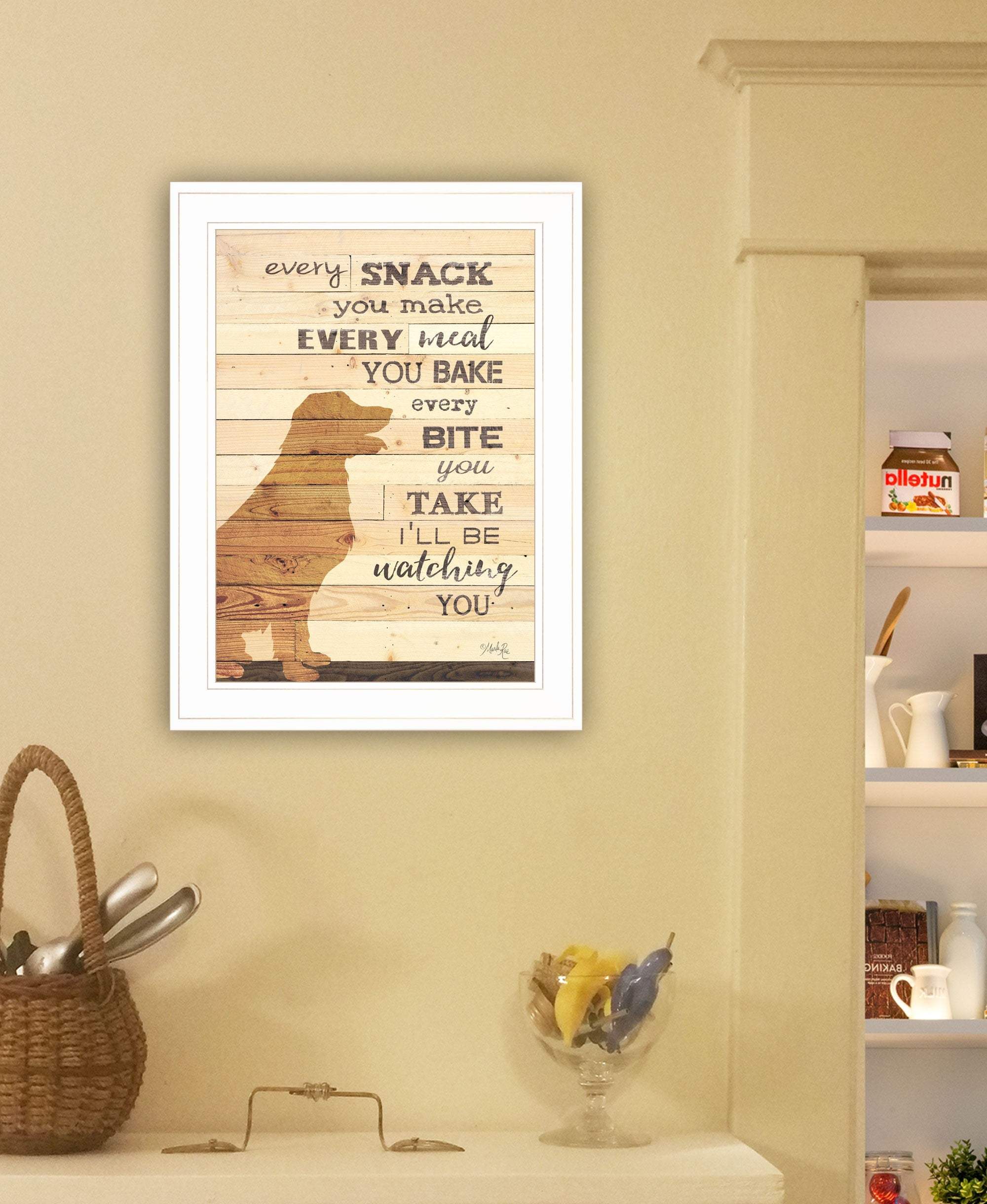 Every Snack You Make 1 White Framed Print Wall Art - Image 4