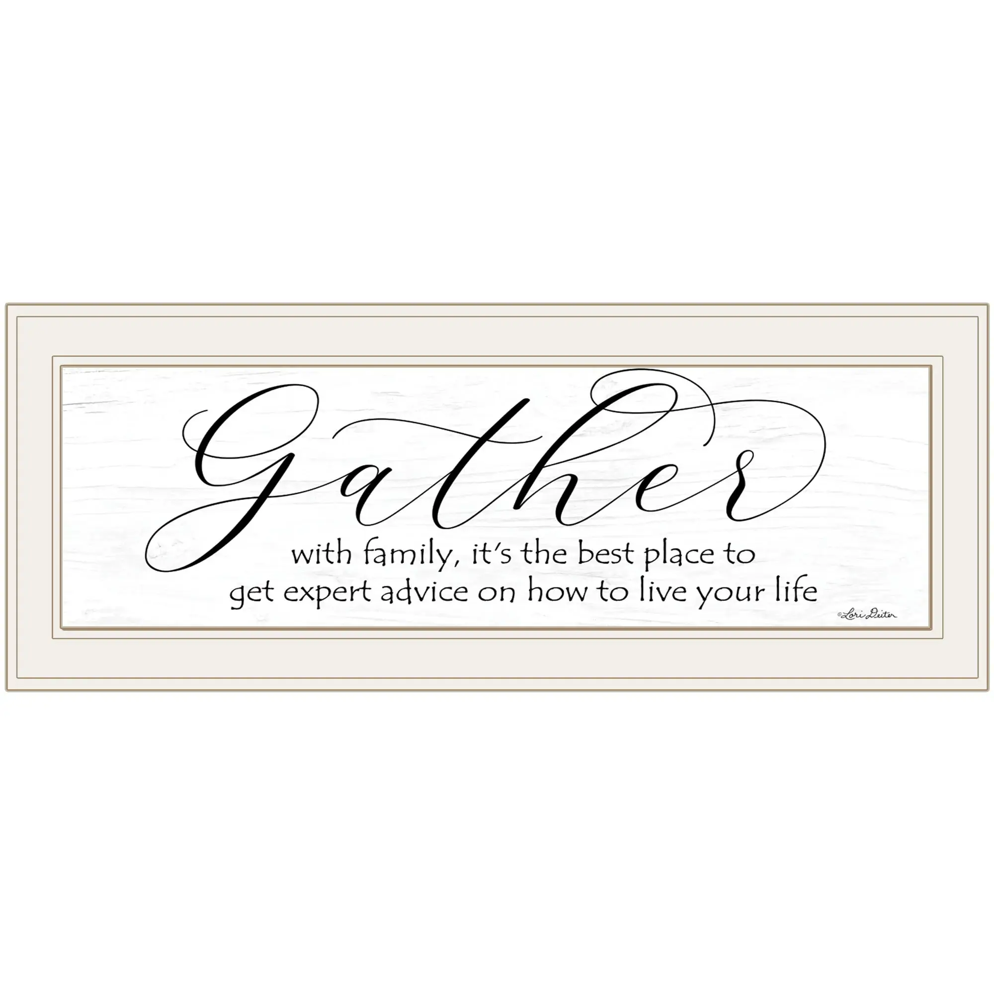 Expert Advice 1 White Framed Print Wall Art - Image 2