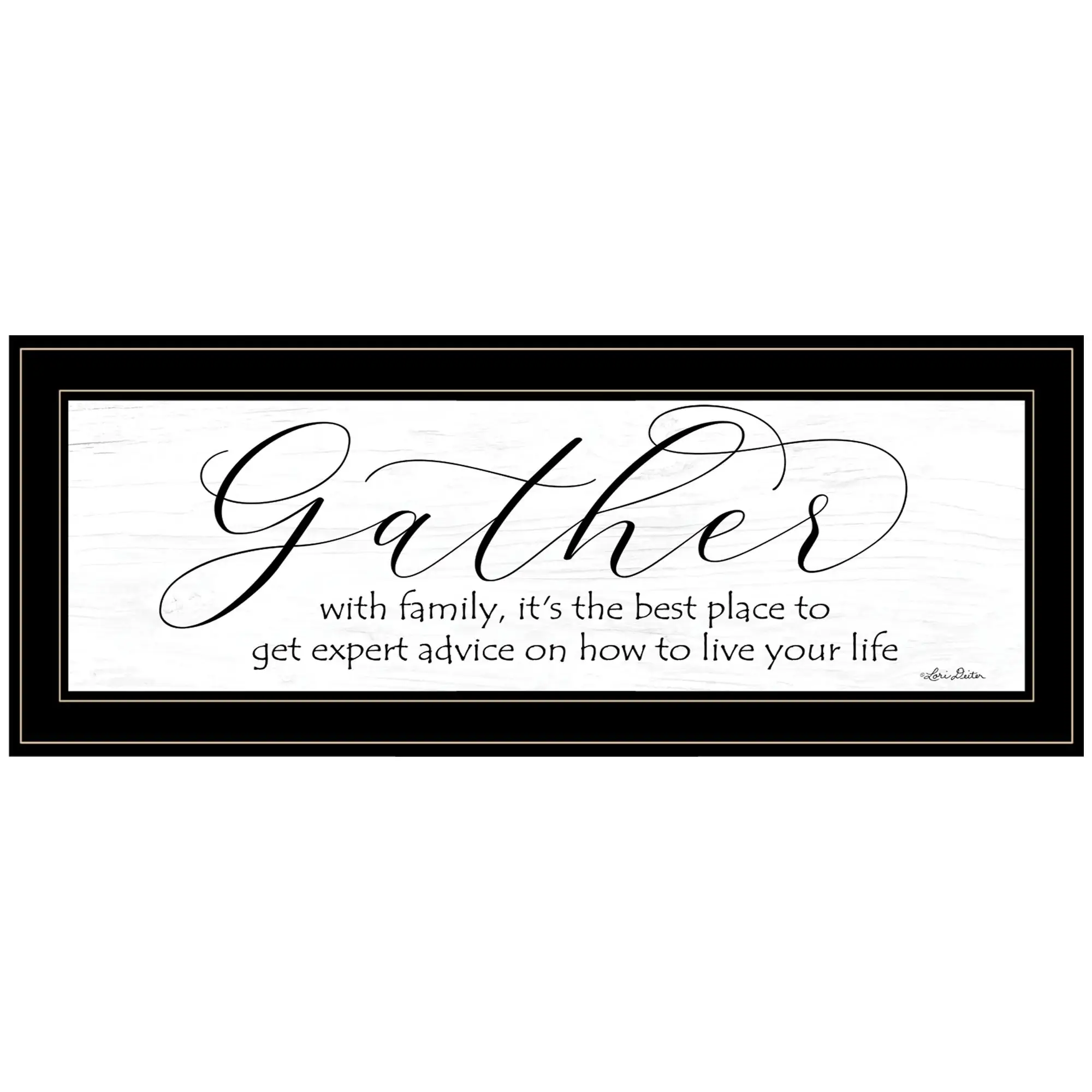 Expert Advice 2 Black Framed Print Wall Art - Image 2