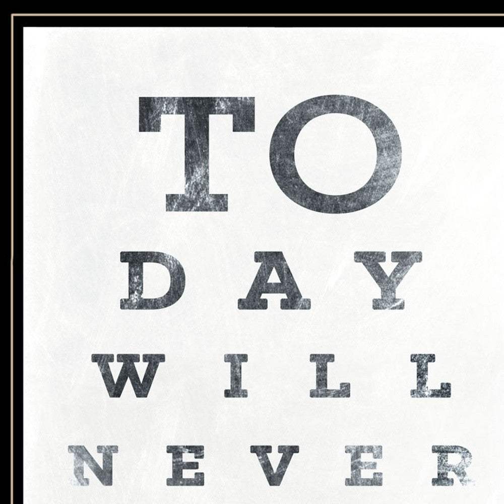 Eye Chart I 3 Black Framed Print Wall Art - Image 3