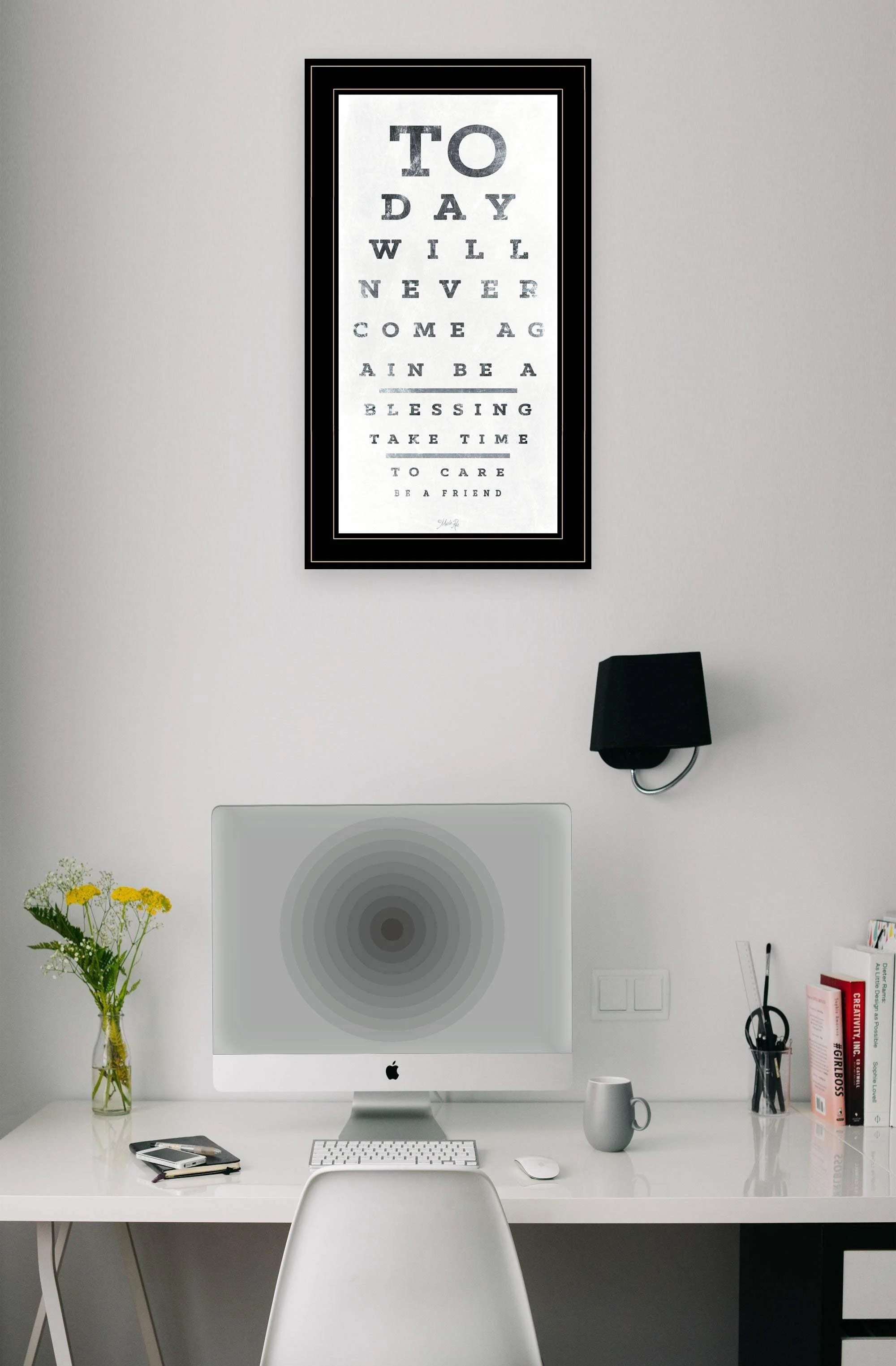Eye Chart I 3 Black Framed Print Wall Art - Image 4