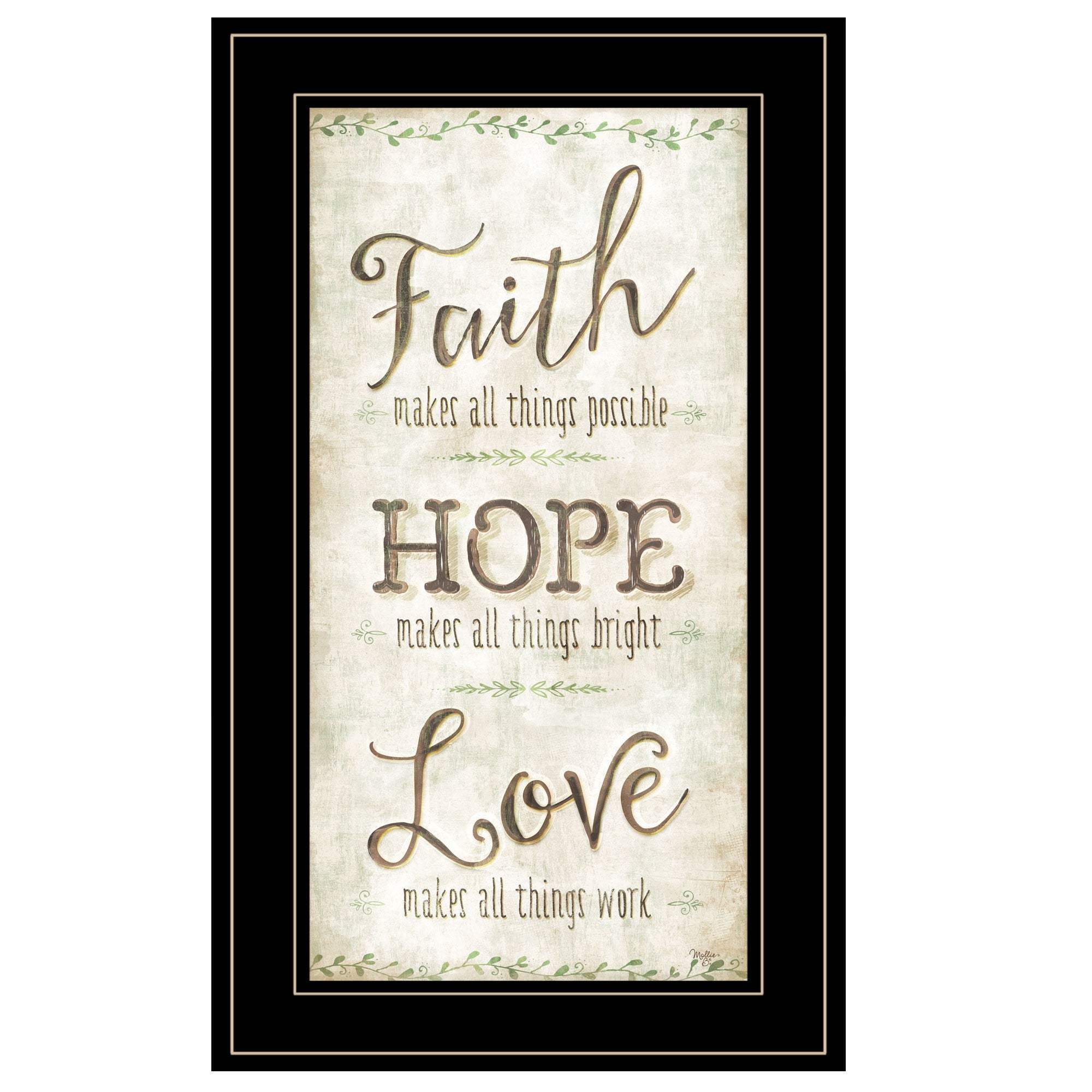 Faith 2 Black Framed Print Wall Art - Image 2