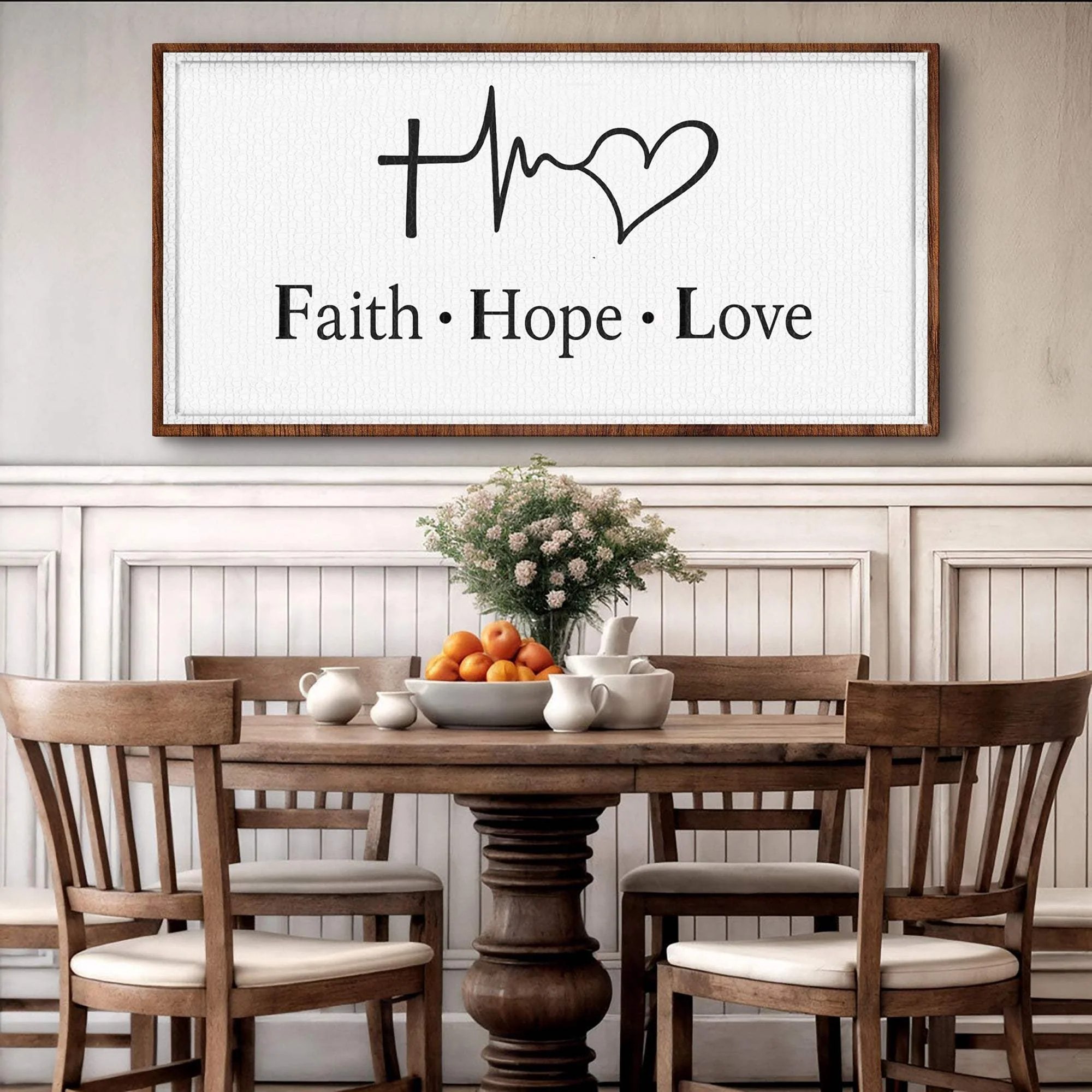 Faith, Hope, Love Faith Wall Art - Image 3