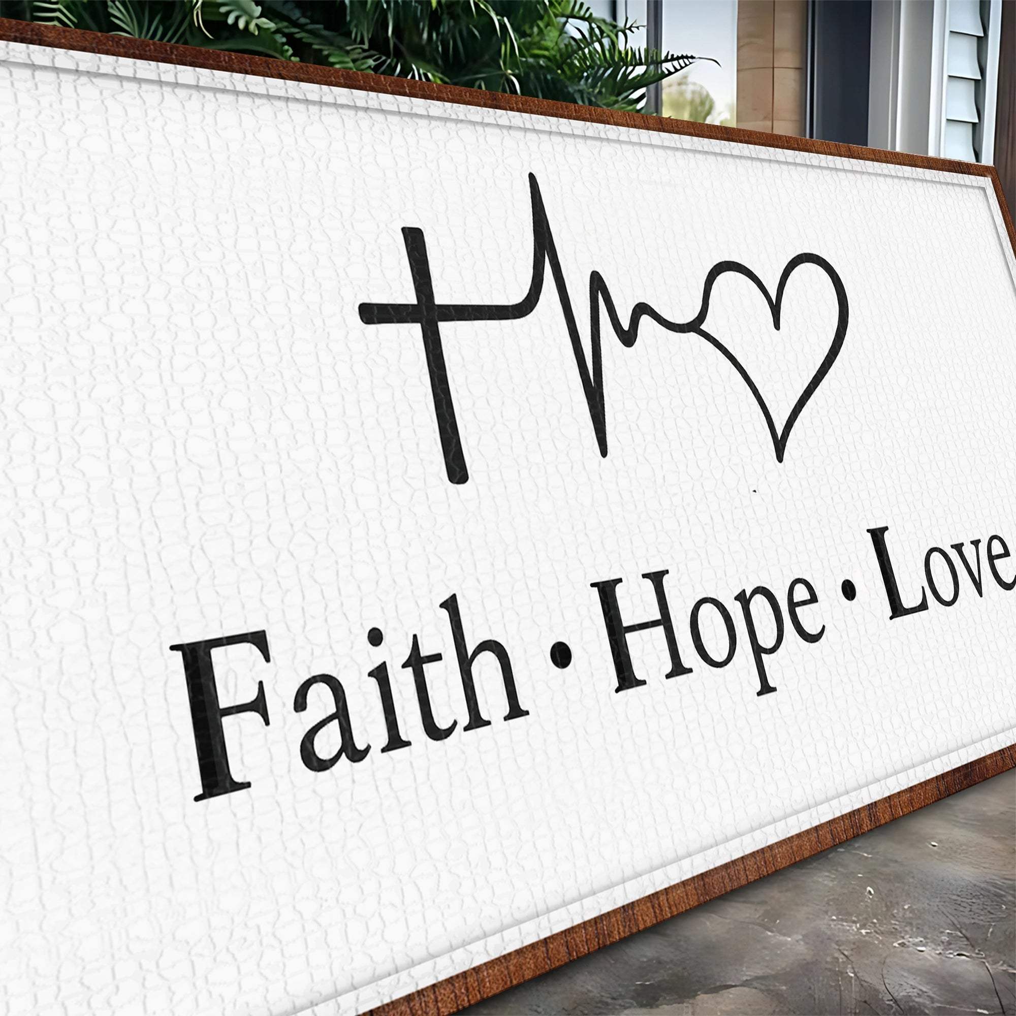 Faith, Hope, Love Faith Wall Art - Image 5
